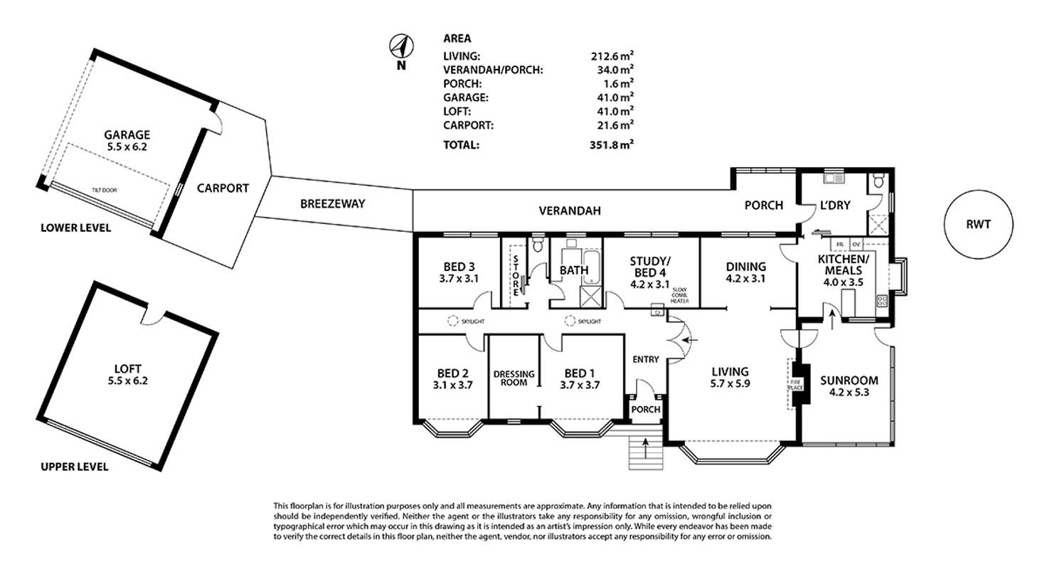 Floorplan of Homely house listing, 36 Edgeware Road, Aldgate SA 5154