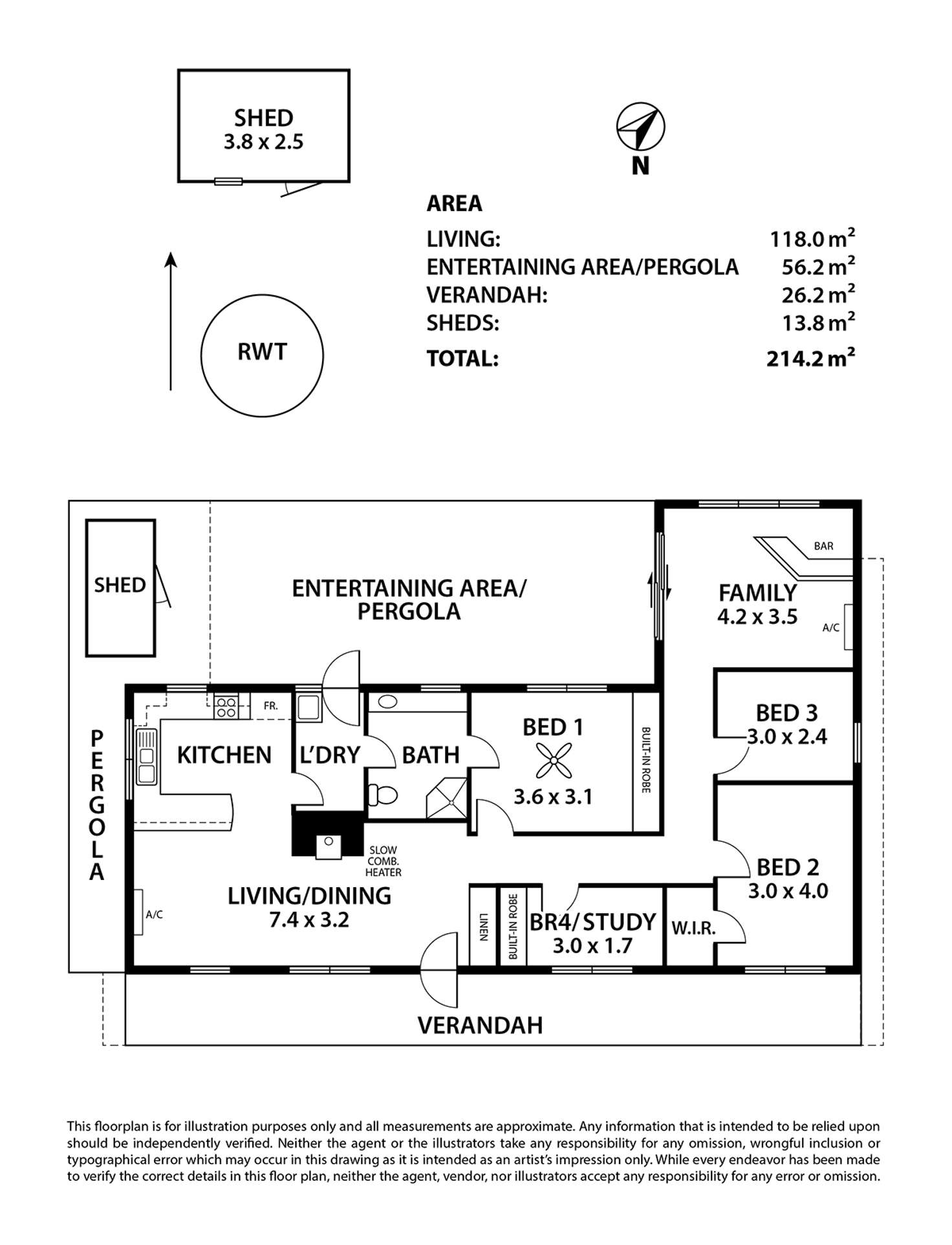 Floorplan of Homely house listing, 39 Second Avenue, Bridgewater SA 5155