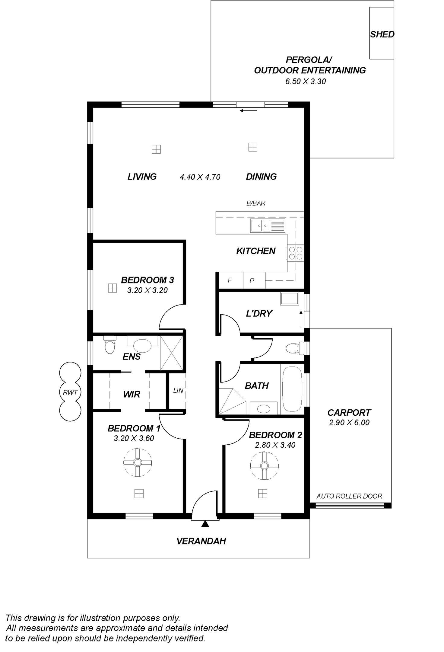 Floorplan of Homely house listing, 6 Berkshire Street, Athol Park SA 5012