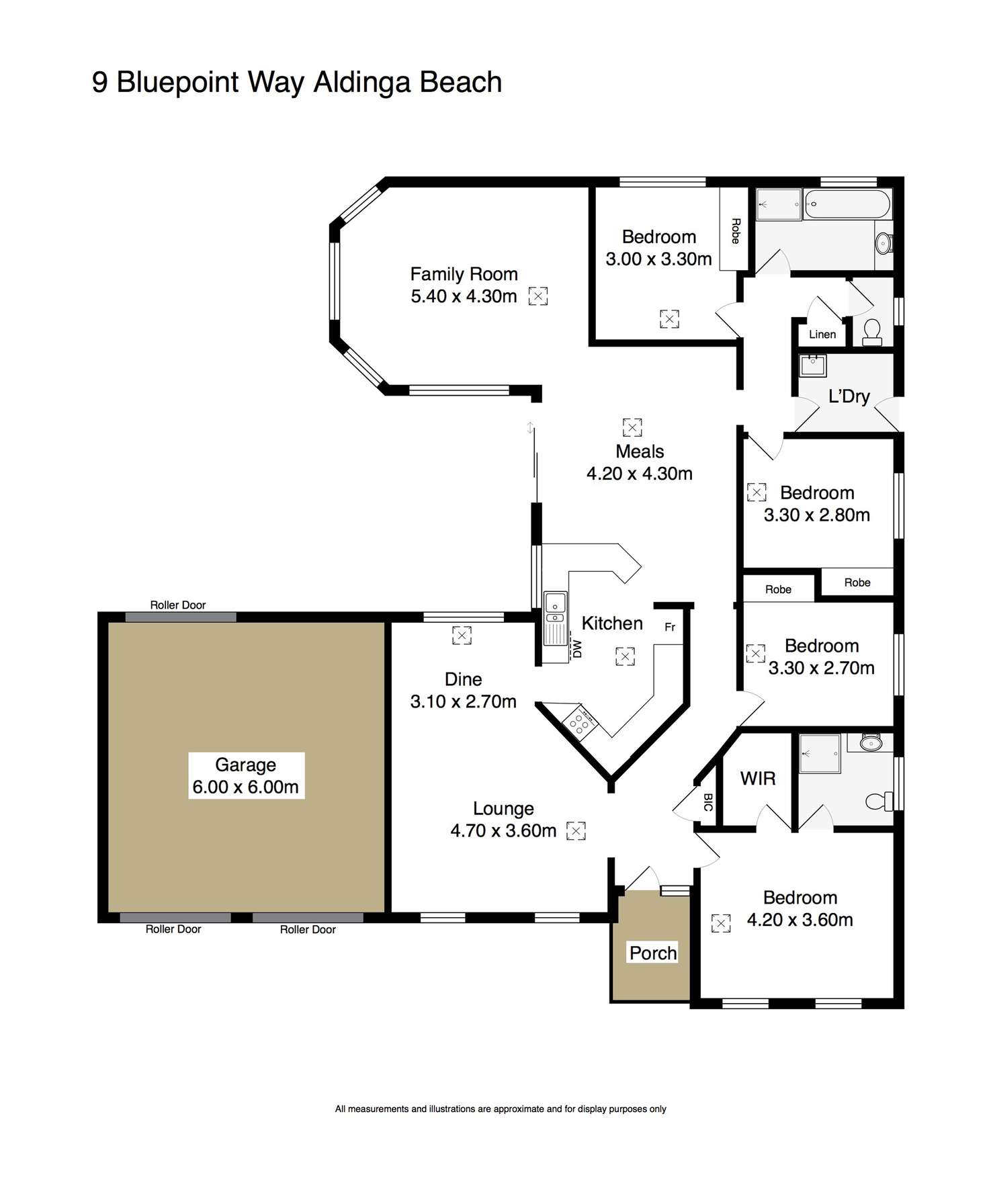 Floorplan of Homely house listing, 9 Bluepoint Way, Aldinga Beach SA 5173