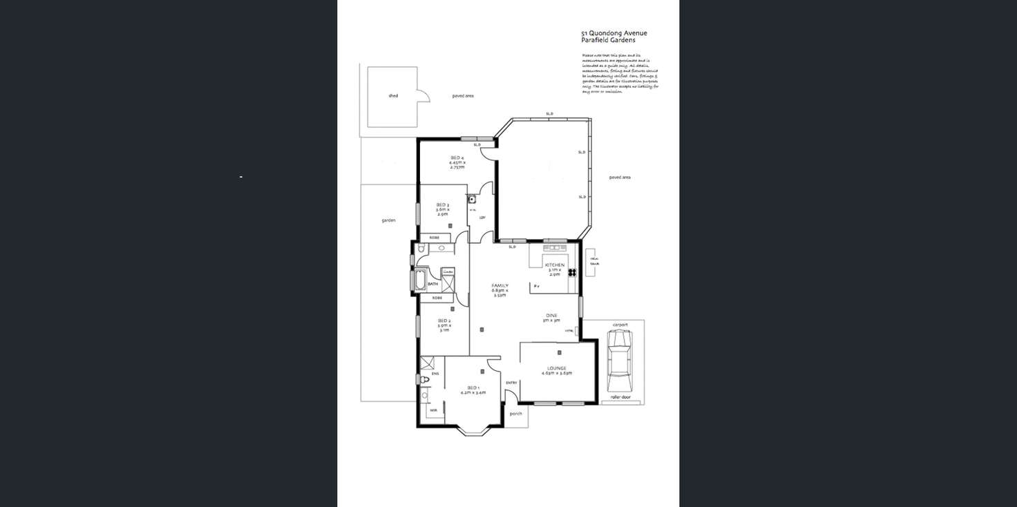 Floorplan of Homely apartment listing, 51 Quondong Avenue, Parafield Gardens SA 5107
