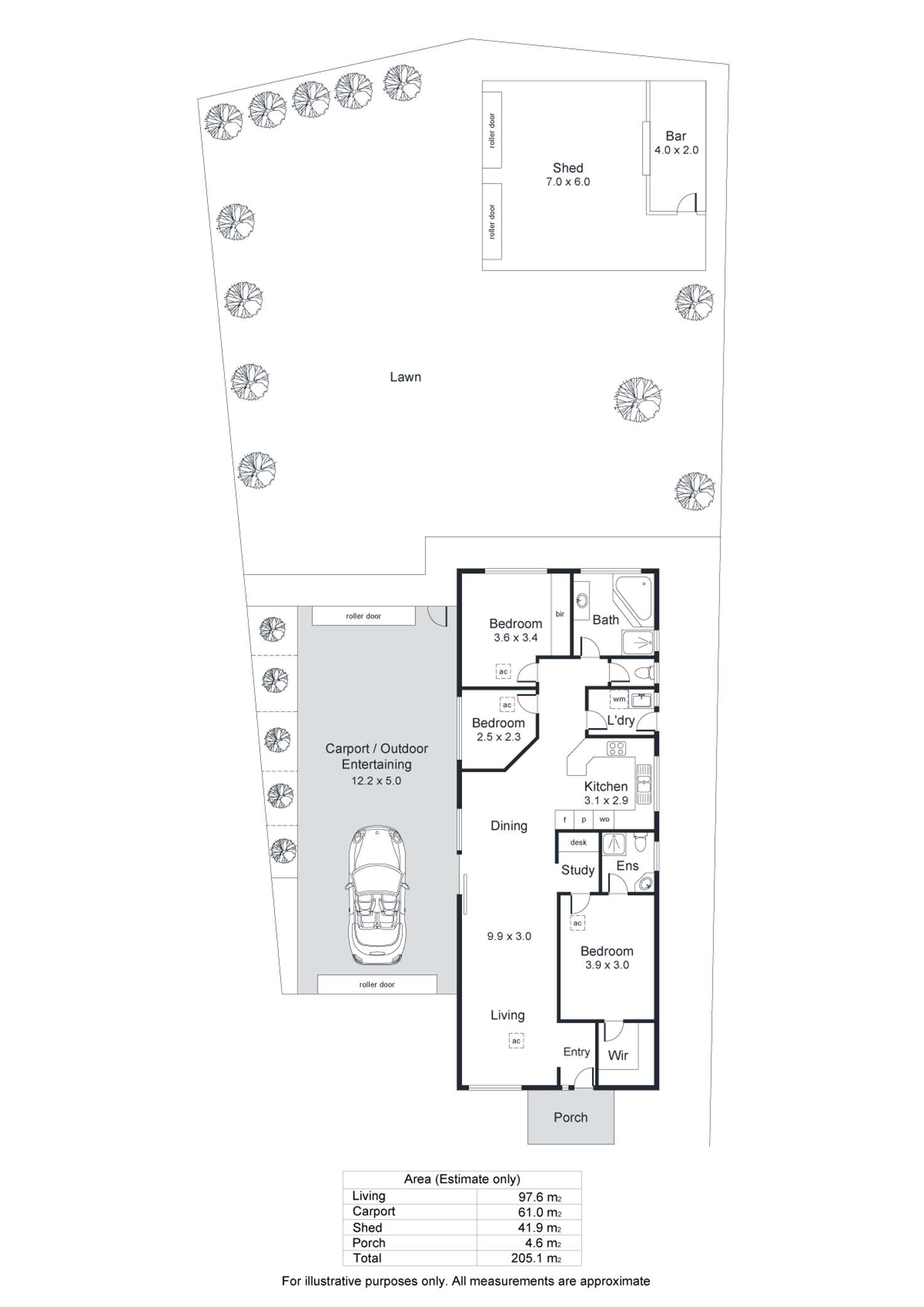 Floorplan of Homely house listing, 8 Ratcliffe Road, Aldinga Beach SA 5173