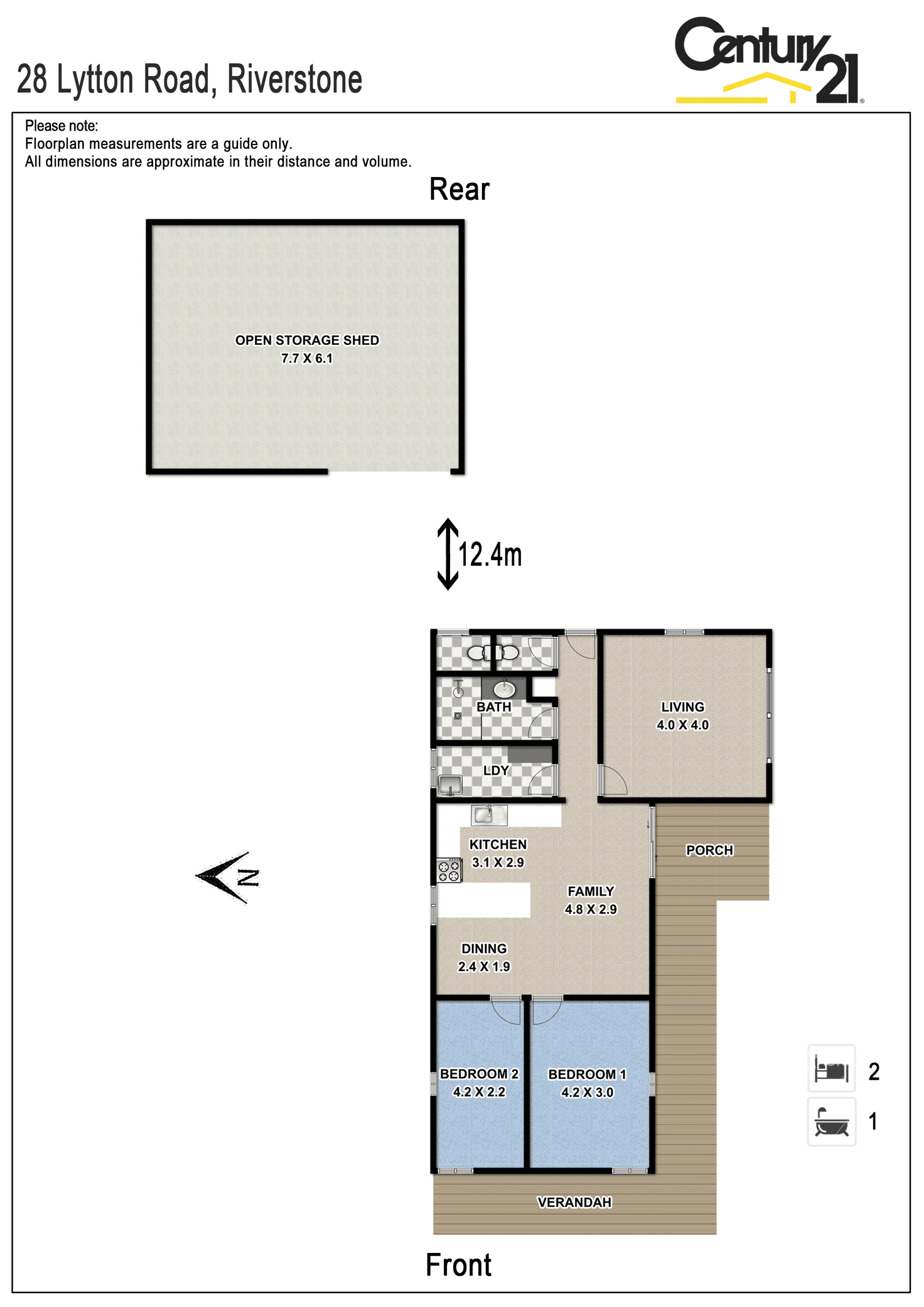Floorplan of Homely house listing, 28 Lytton road, Riverstone NSW 2765