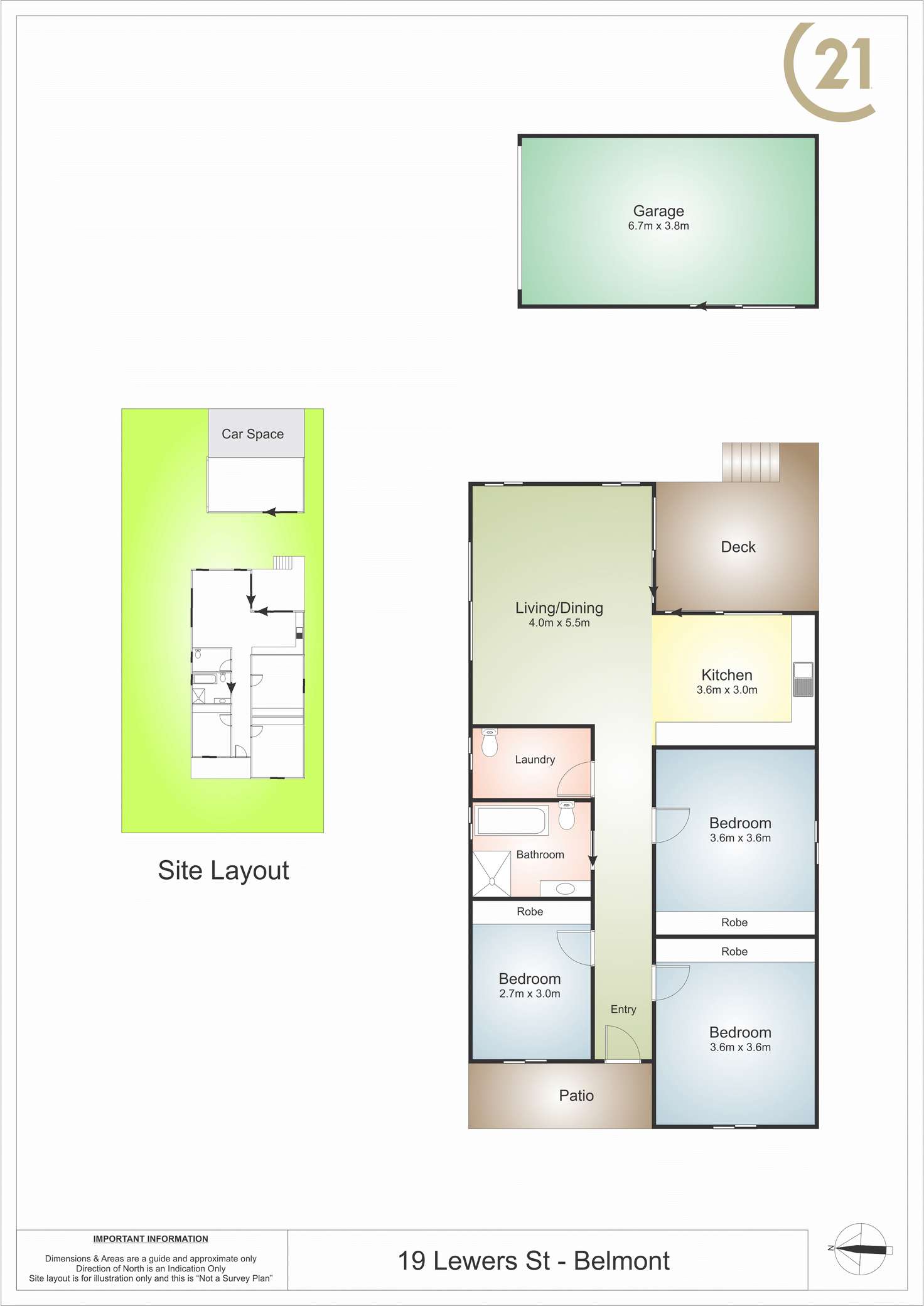 Floorplan of Homely house listing, 19 Lewers Street, Belmont NSW 2280