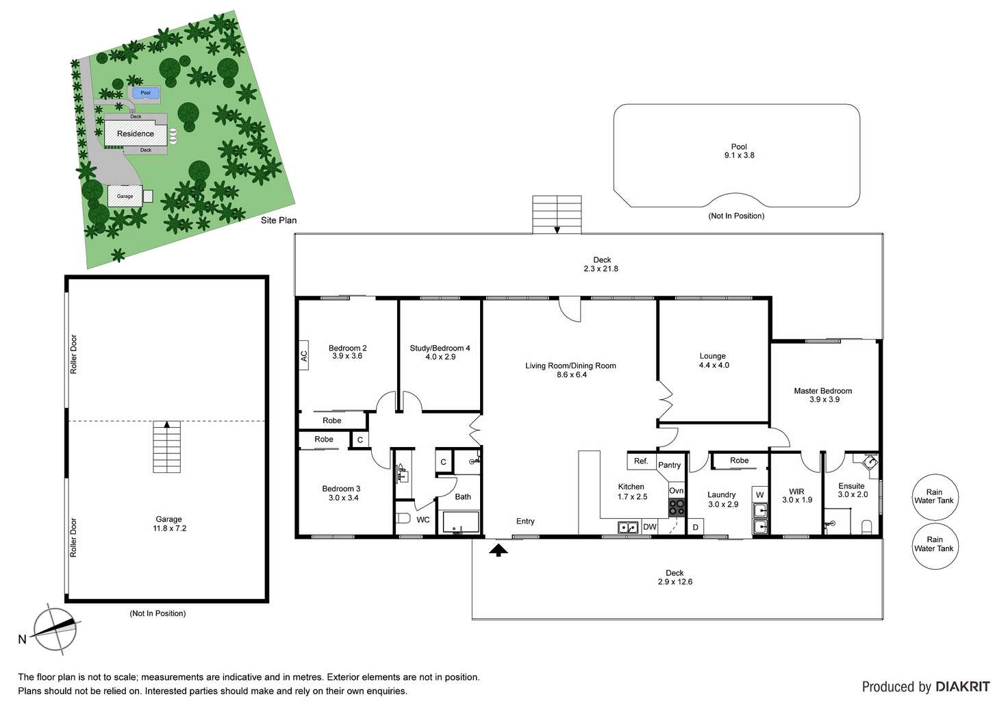 Floorplan of Homely acreageSemiRural listing, 105 Willowbank Drive, Alstonvale NSW 2477