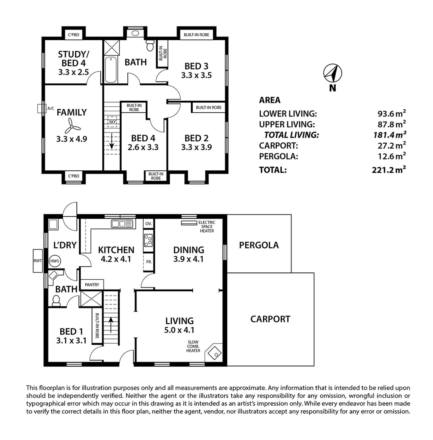 Floorplan of Homely house listing, 33 First Avenue, Bridgewater SA 5155