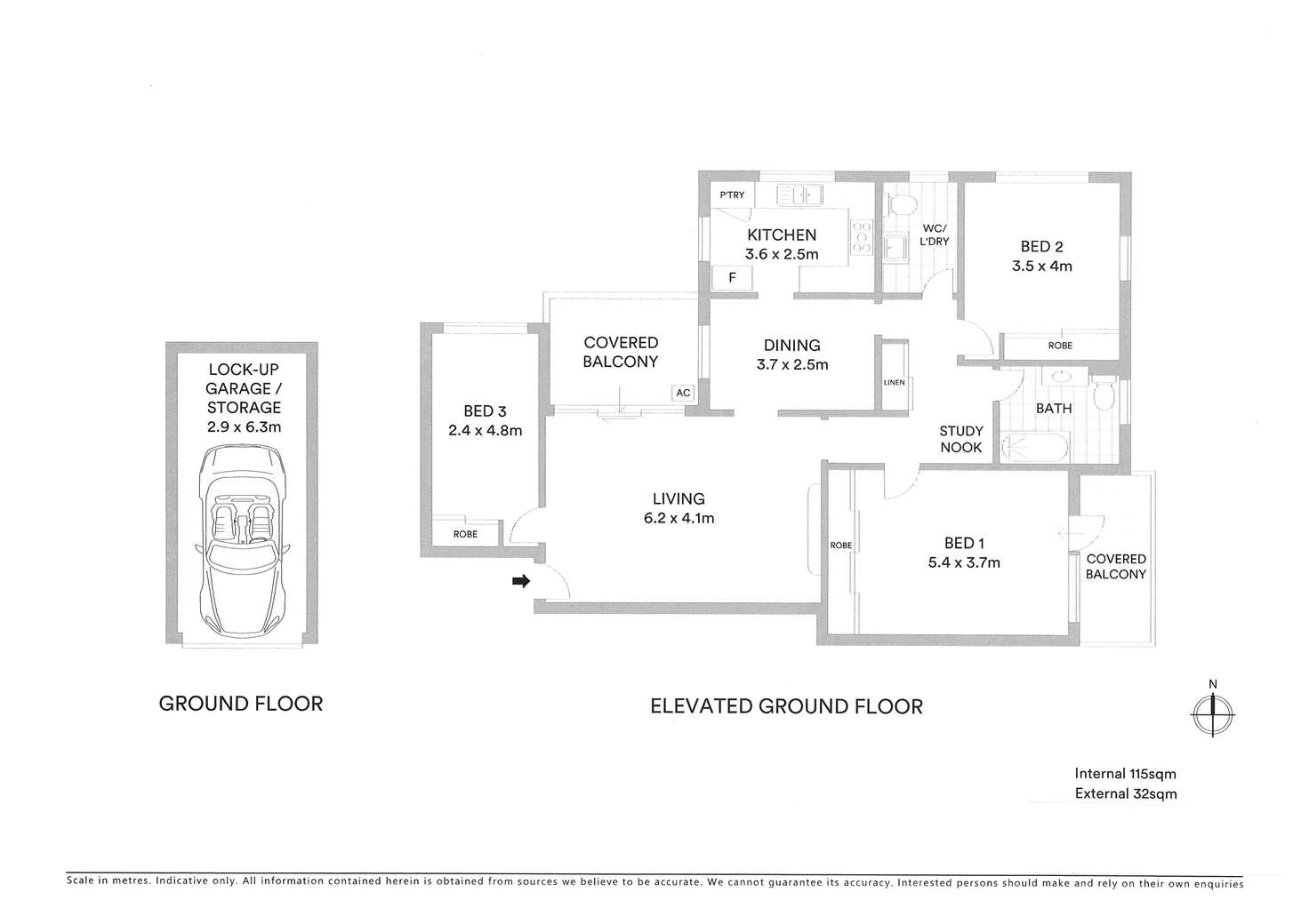 Floorplan of Homely apartment listing, 3/33A Lorne Avenue, Killara NSW 2071
