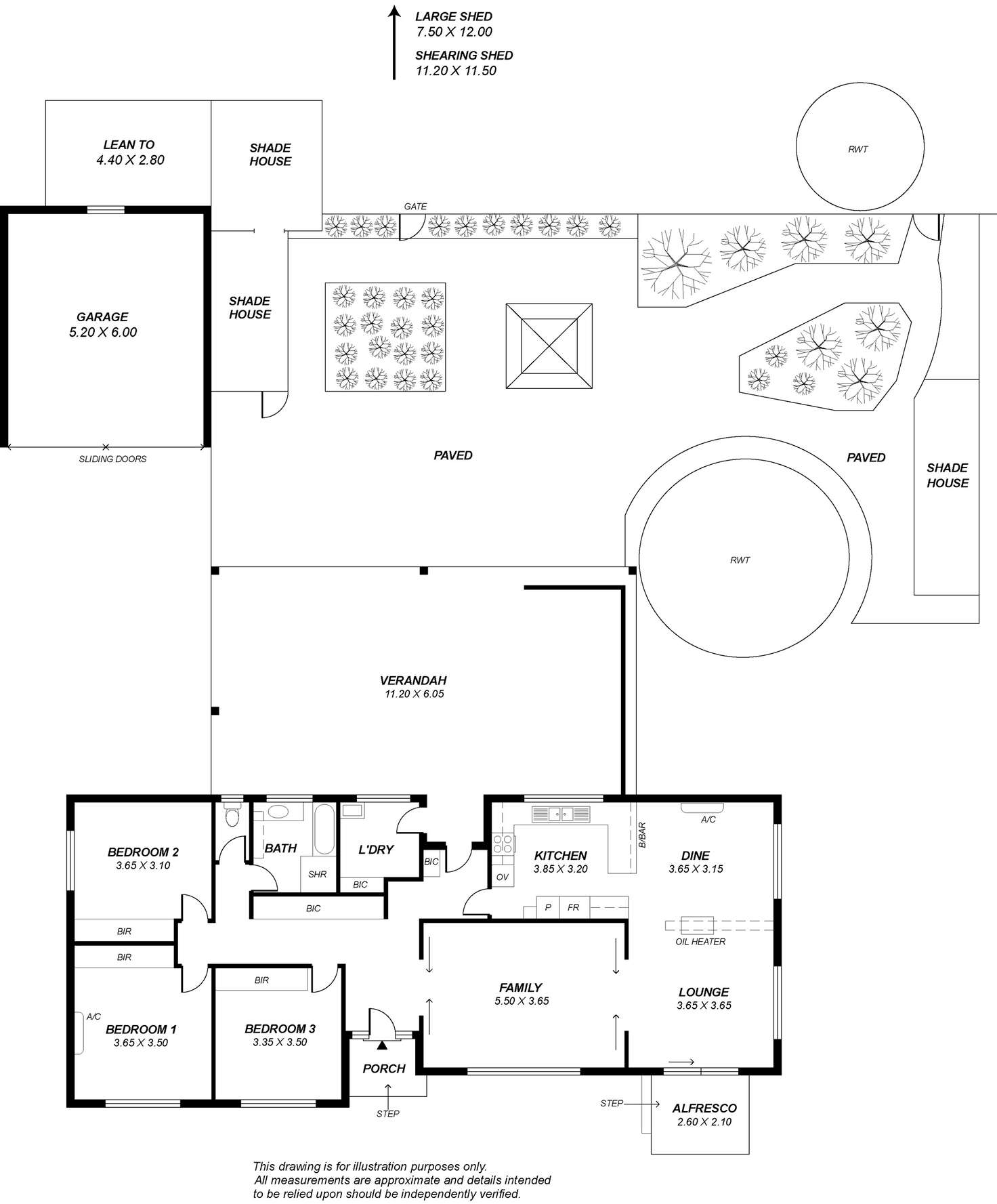 Floorplan of Homely house listing, 262 Long Gully Road, Angaston SA 5353