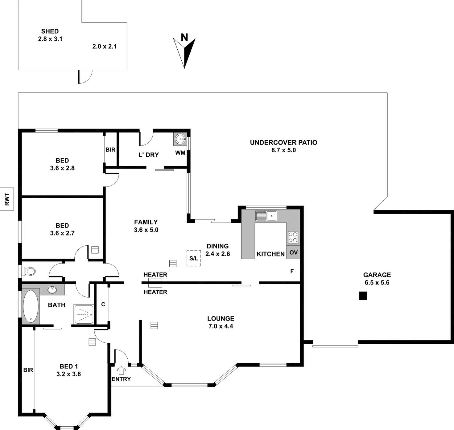 Floorplan of Homely apartment listing, 4 Pinda Court, Craigmore SA 5114