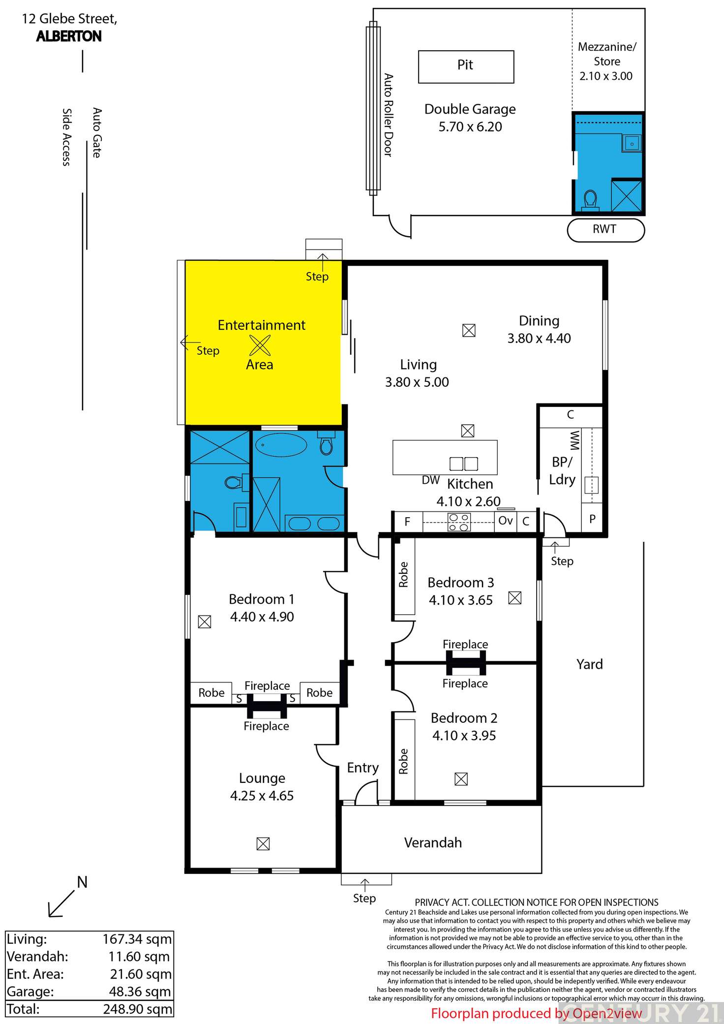 Floorplan of Homely house listing, 12 Glebe Street, Alberton SA 5014