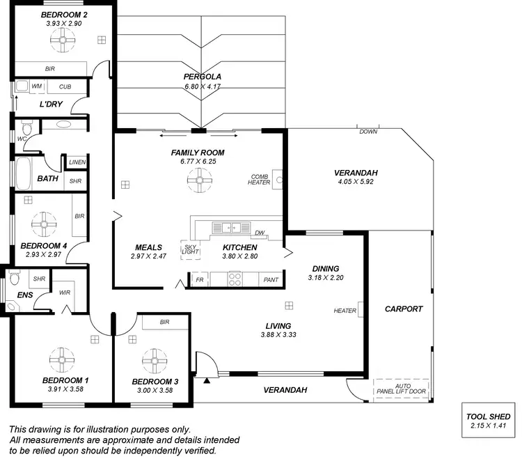 Floorplan of Homely house listing, 17 Barker Avenue, Tea Tree Gully SA 5091