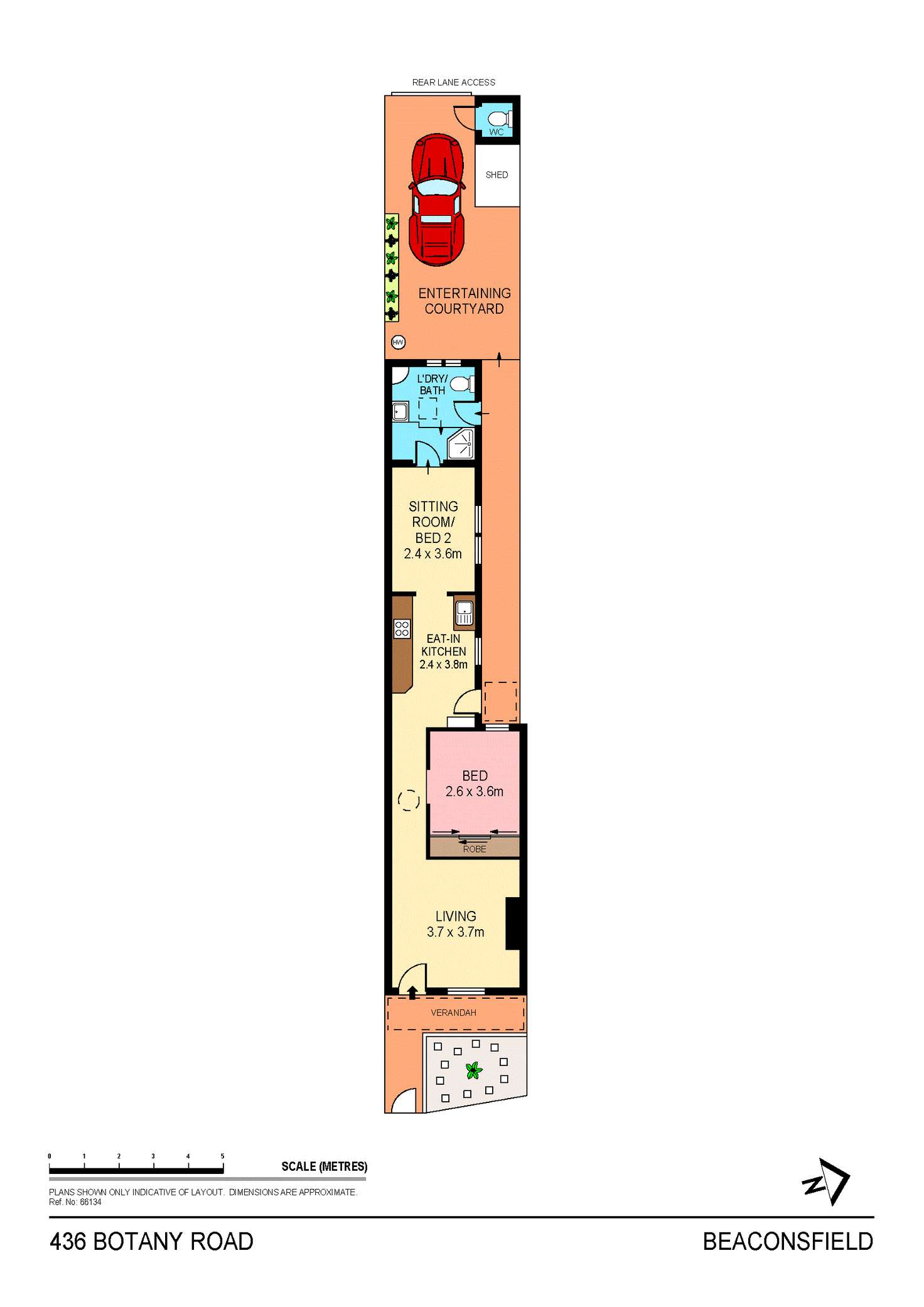 Floorplan of Homely house listing, 436 Botany Road, Beaconsfield NSW 2015