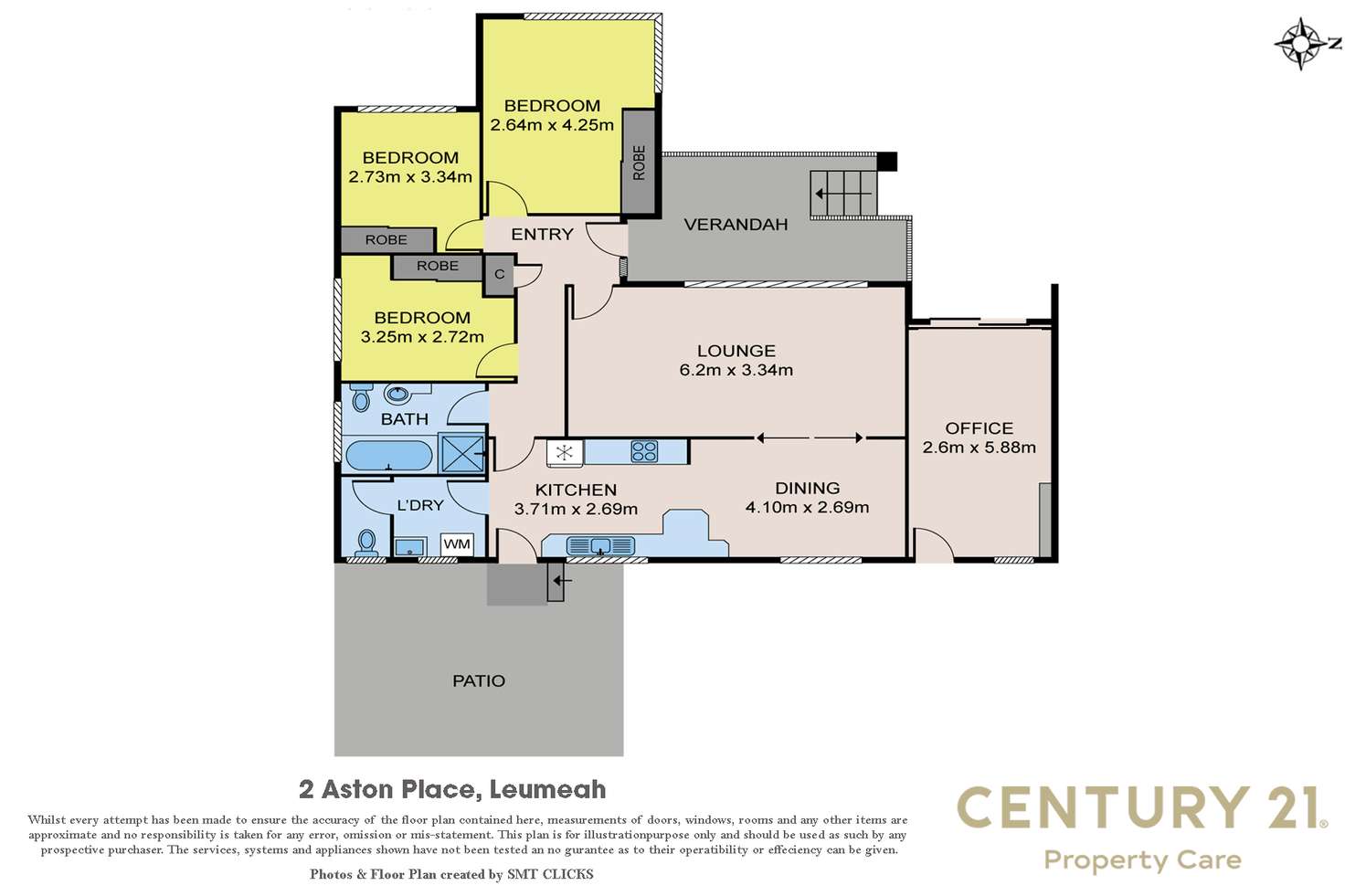 Floorplan of Homely house listing, 2 Aston Pl, Leumeah NSW 2560
