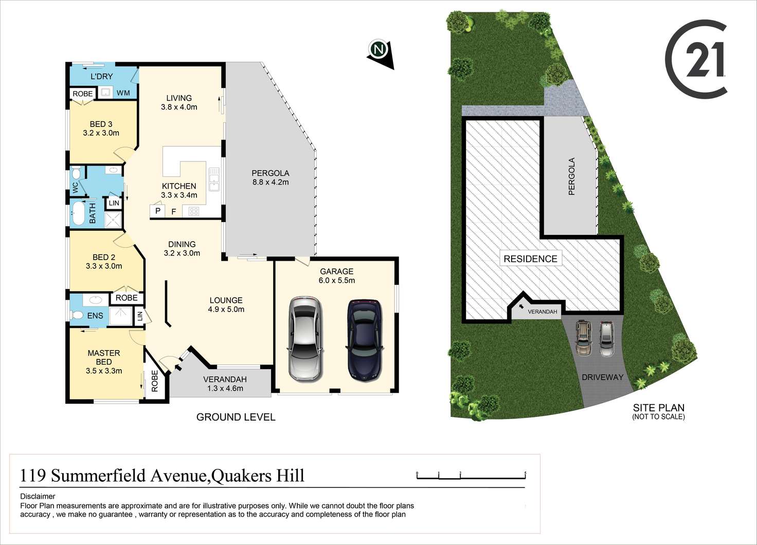 Floorplan of Homely house listing, 119 Summerfield Avenue, Quakers Hill NSW 2763