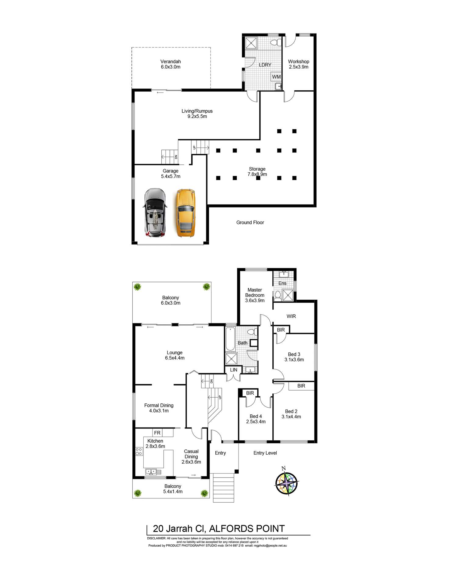 Floorplan of Homely house listing, 20 Jarrah Close, Alfords Point NSW 2234