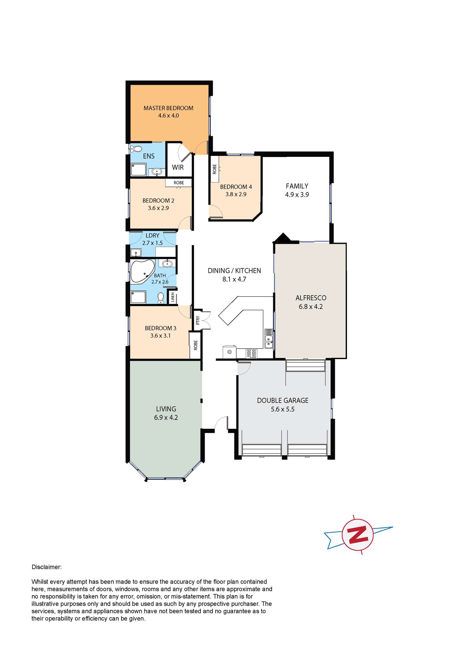 Floorplan of Homely house listing, 10 Bailey Place, Blacktown NSW 2148