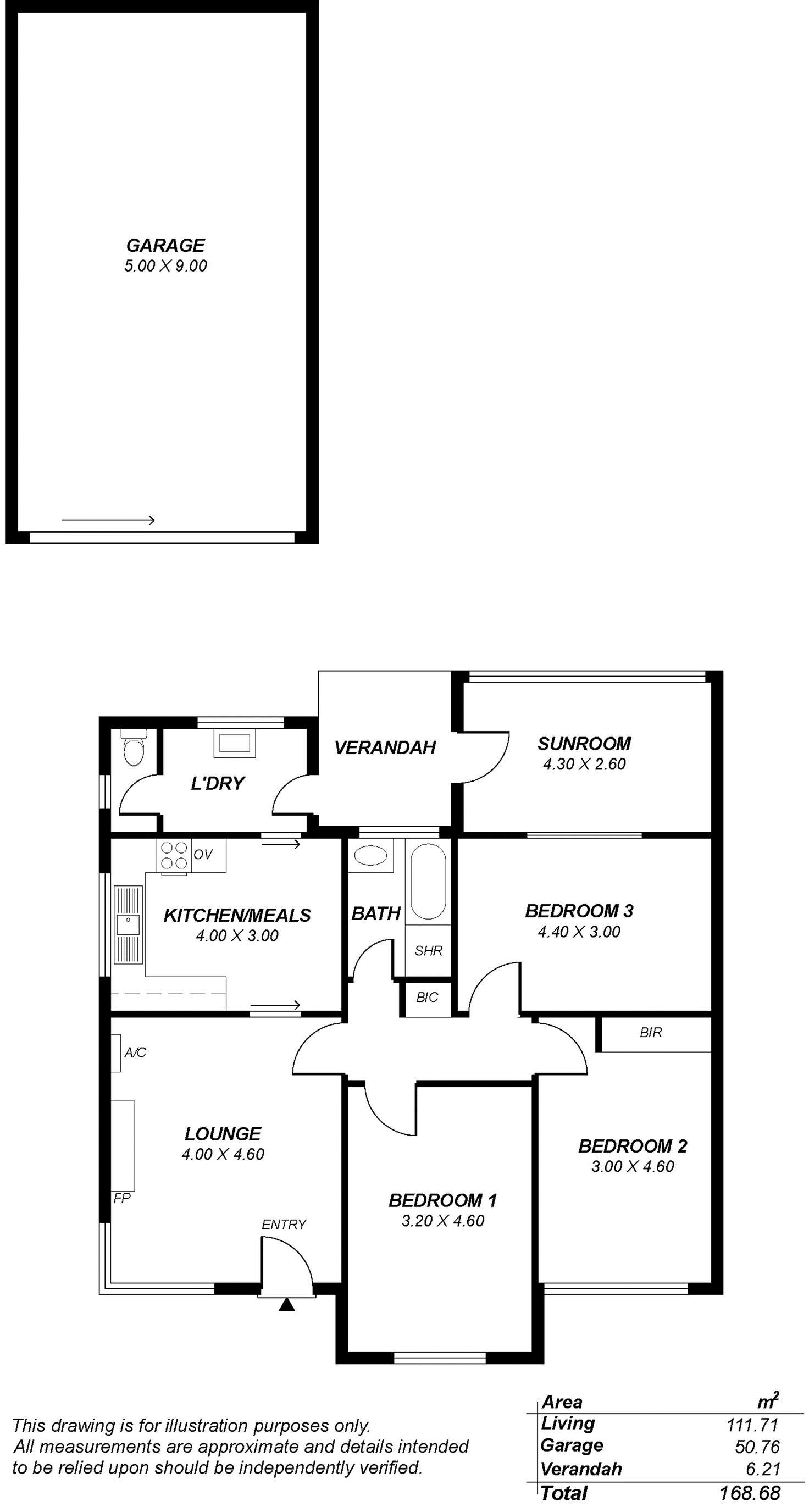 Floorplan of Homely house listing, 5 Gladys Street, Clarence Gardens SA 5039