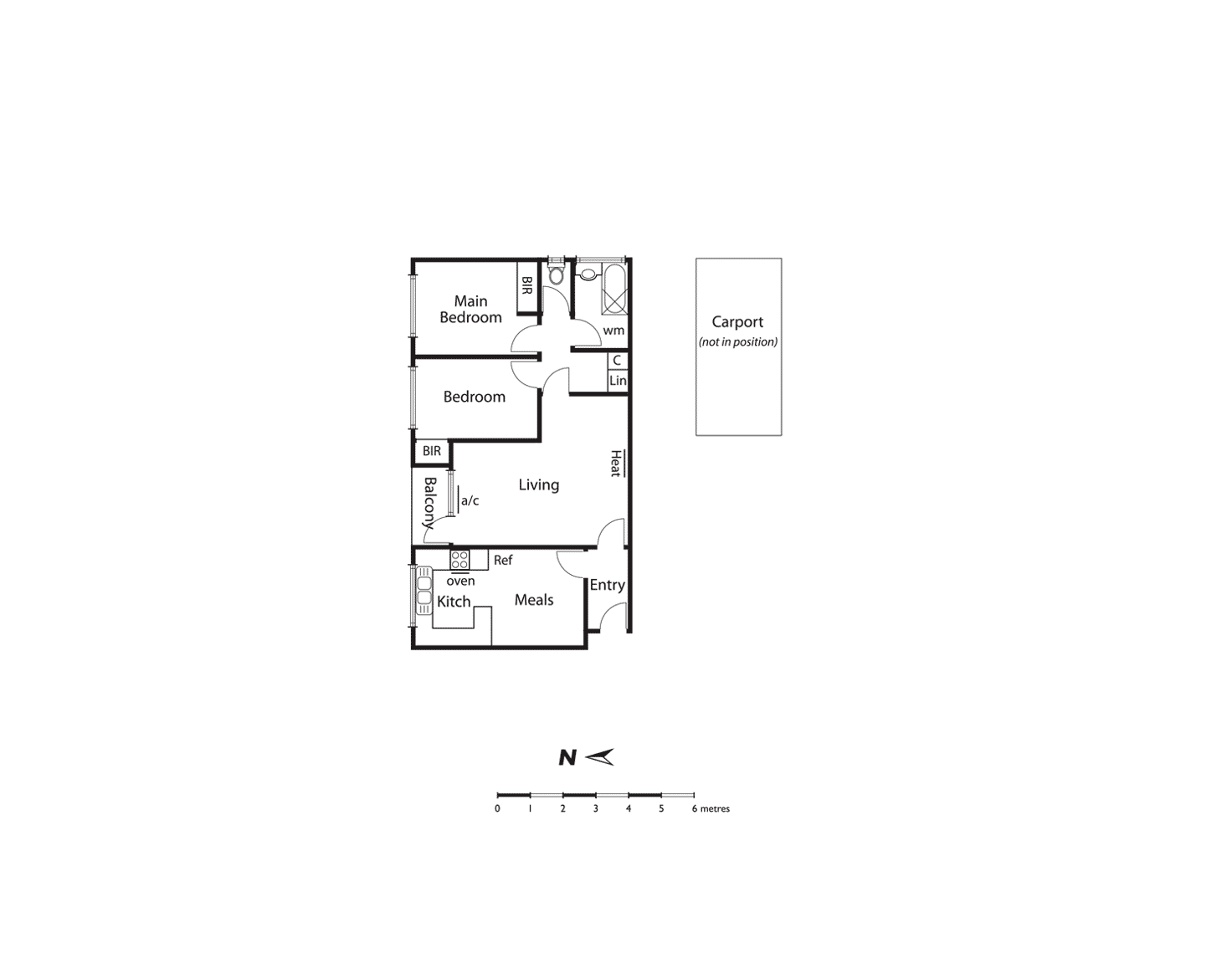 Floorplan of Homely apartment listing, 7/198 Grange Road, Carnegie VIC 3163