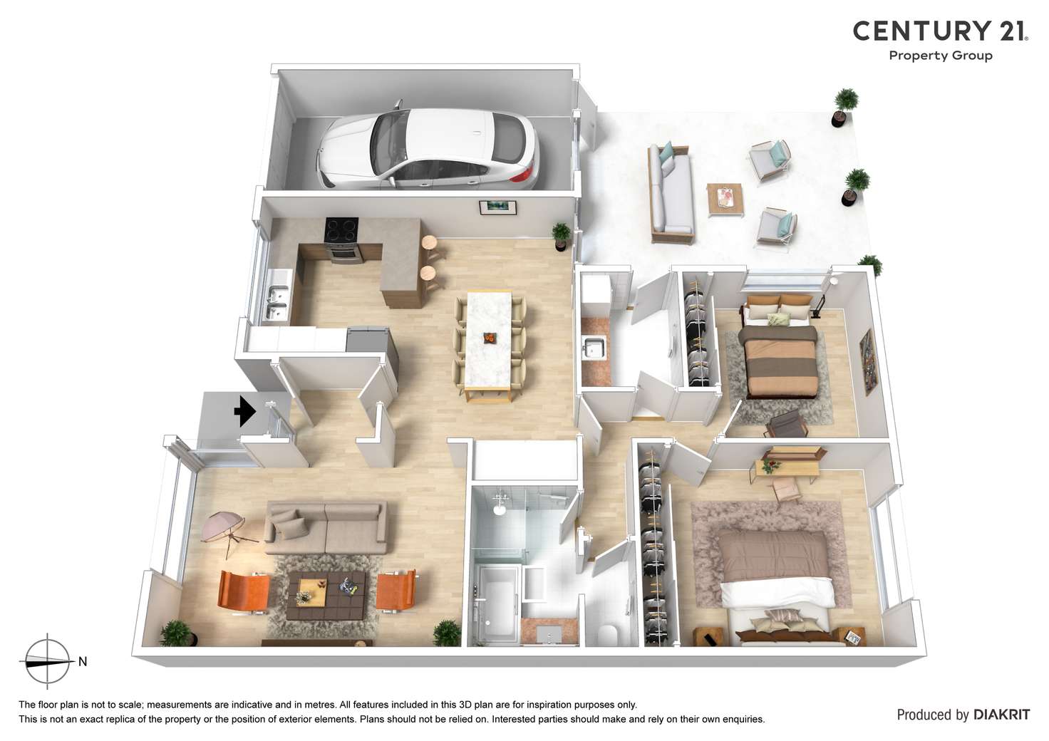 Floorplan of Homely house listing, 9/1 Johanna Court, Dingley Village VIC 3172