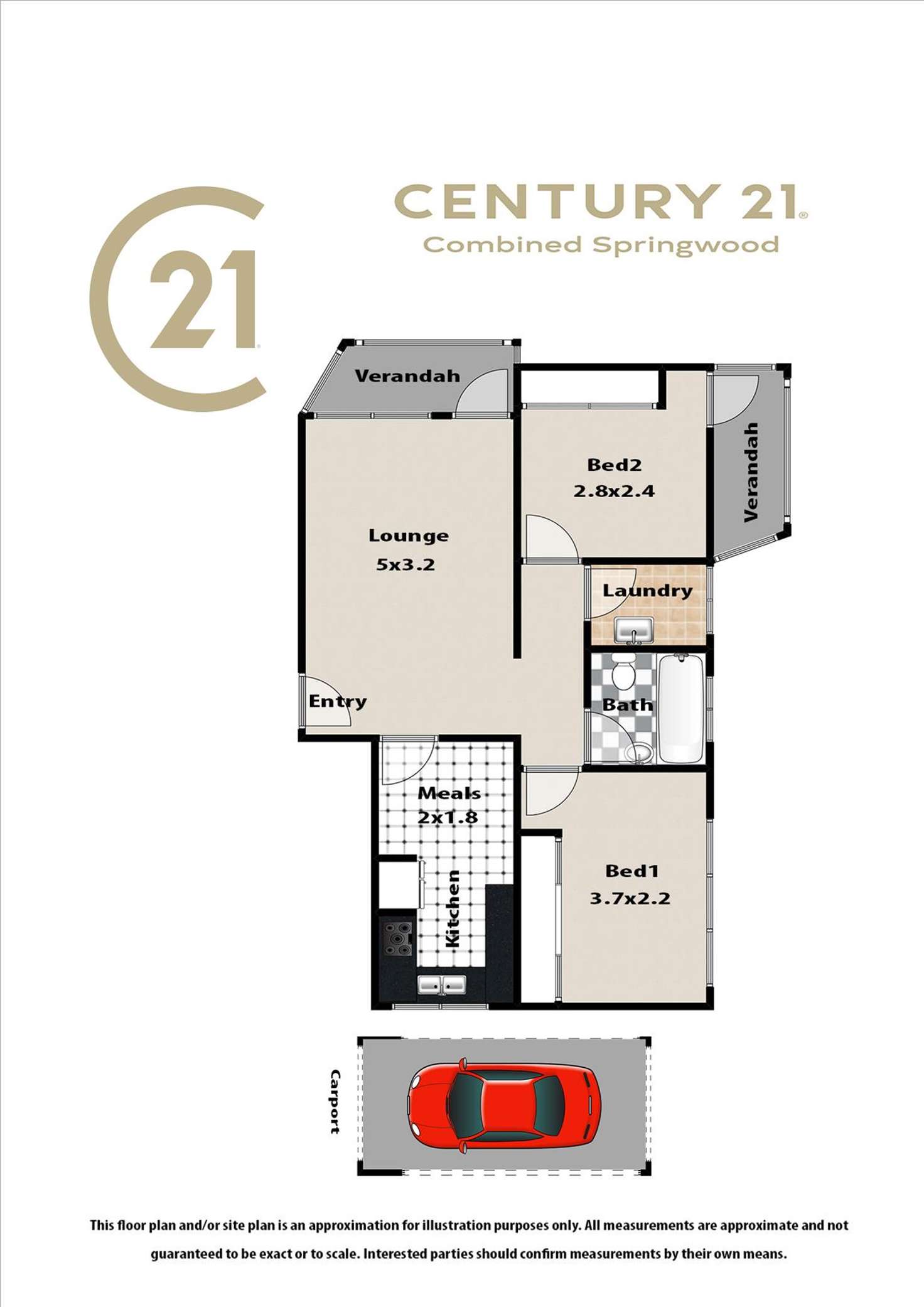 Floorplan of Homely unit listing, Unit 13/40 Wigram Street, Harris Park NSW 2150