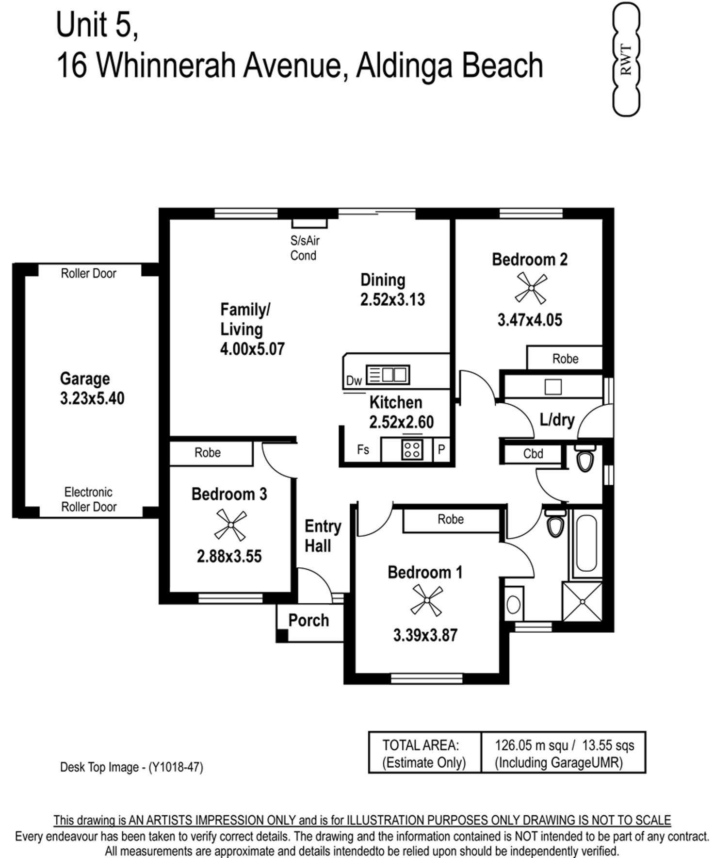 Floorplan of Homely house listing, 5/16 Whinnerah Avenue, Aldinga Beach SA 5173