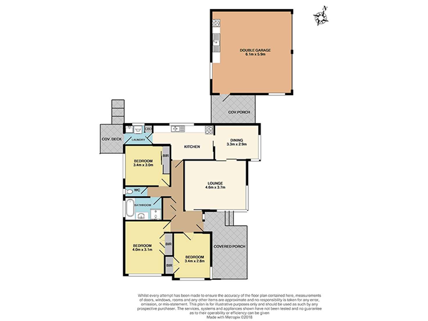 Floorplan of Homely house listing, 1 Warraweena Road, Clayton South VIC 3169