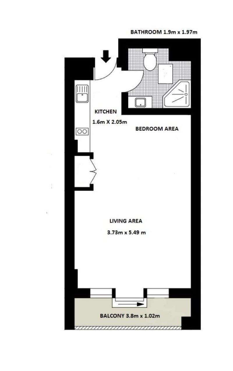 Floorplan of Homely apartment listing, 62/4-8 Waters Road, Neutral Bay NSW 2089