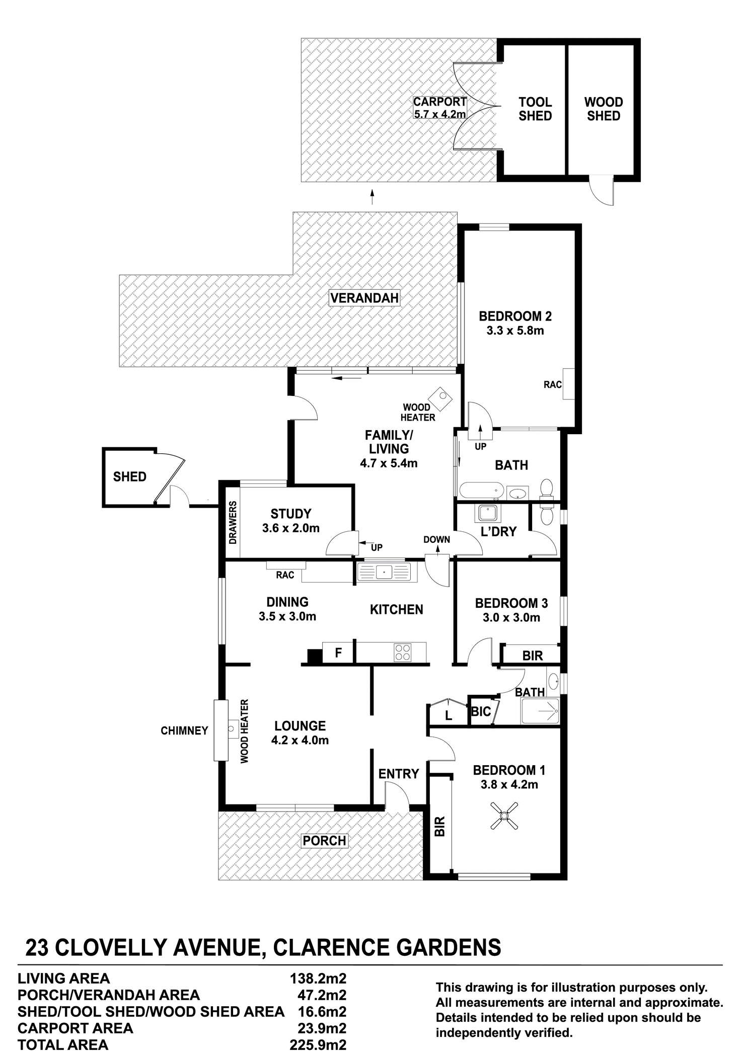 Floorplan of Homely house listing, 23 Clovelly Avenue, Clarence Gardens SA 5039