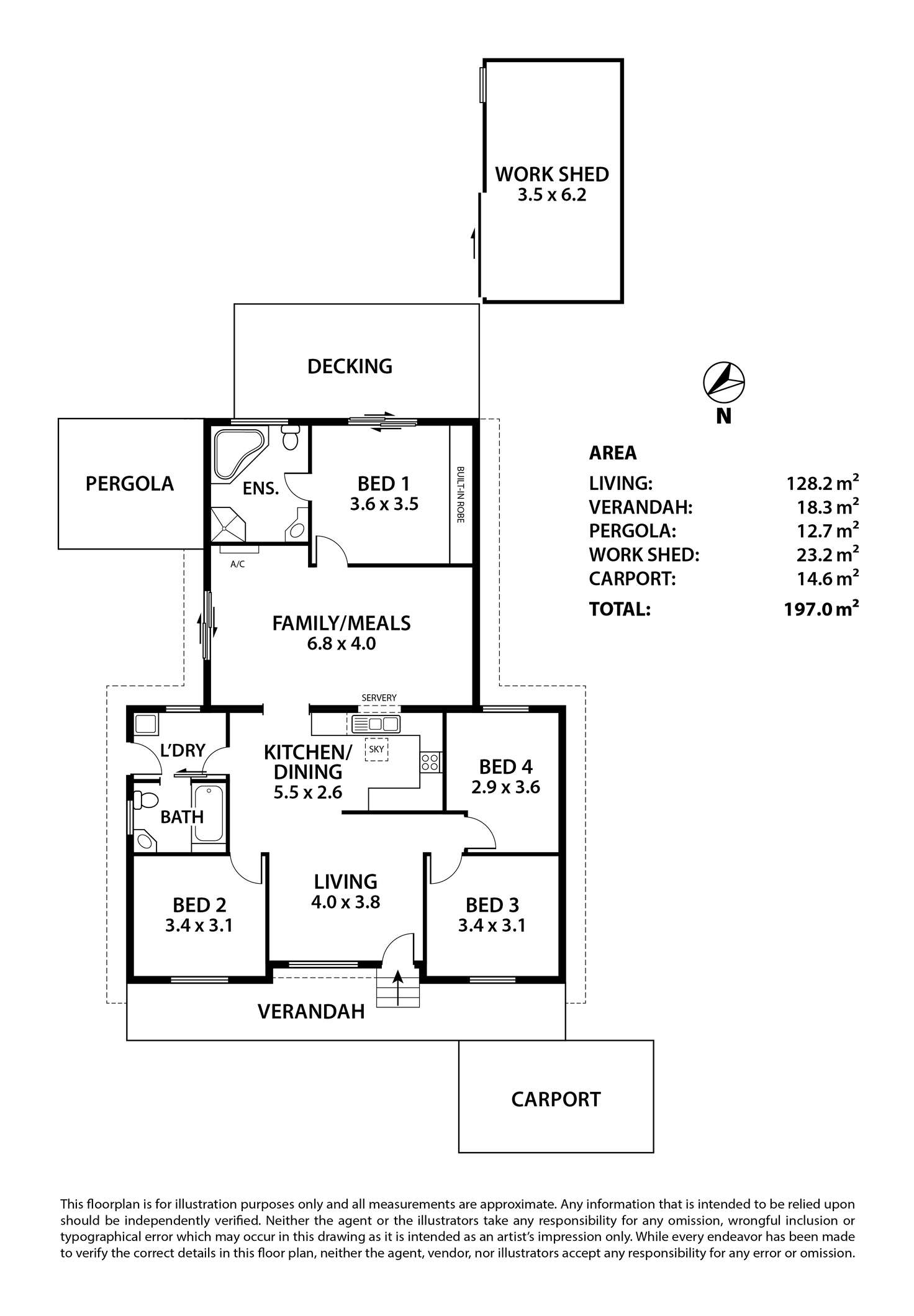 Floorplan of Homely house listing, 25 Oak Avenue, Bridgewater SA 5155