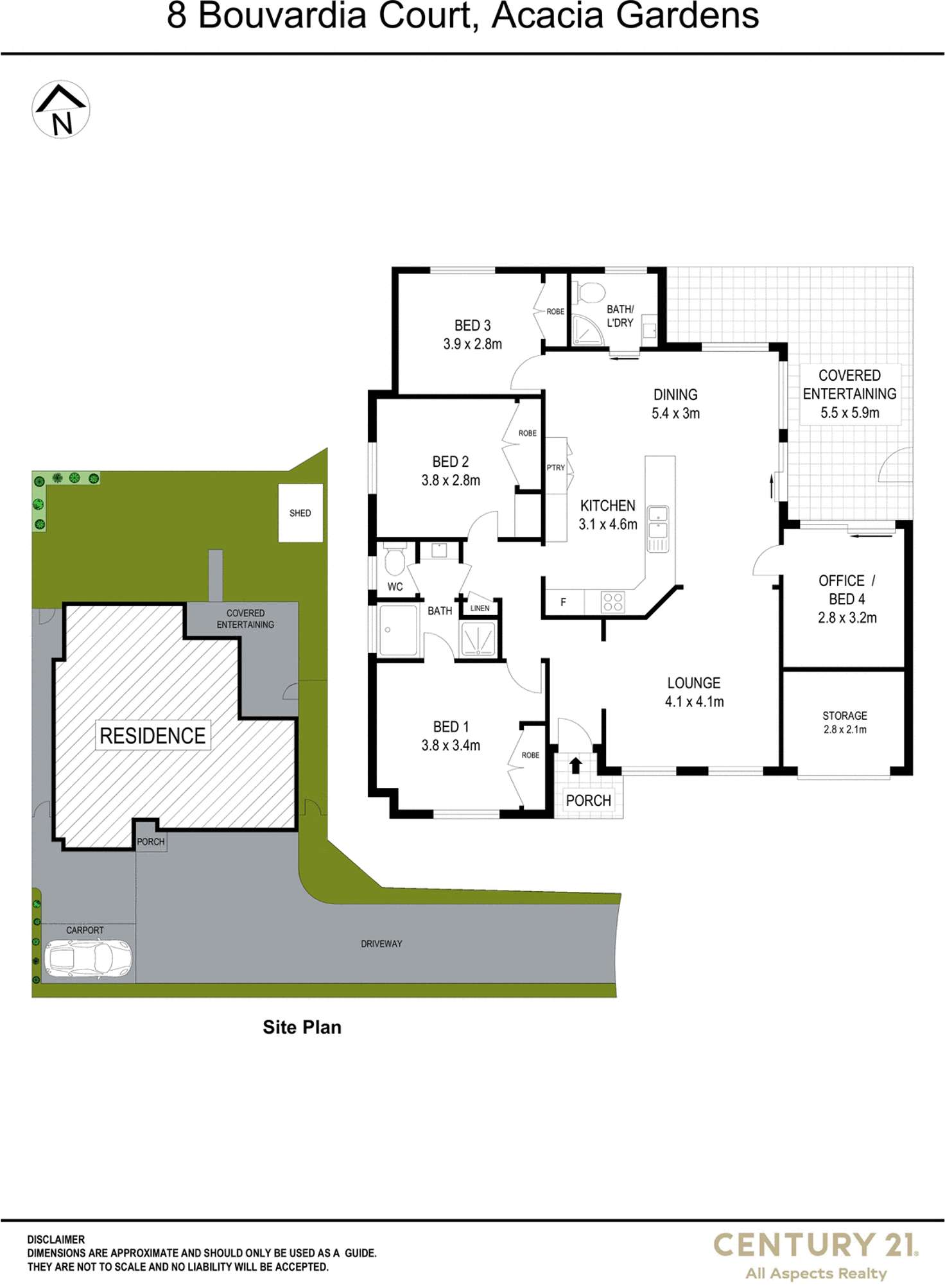 Floorplan of Homely house listing, 8 Bouvardia Court, Acacia Gardens NSW 2763