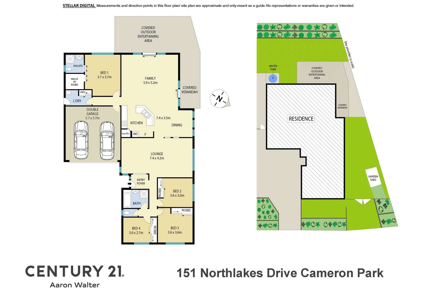 Floorplan of Homely house listing, 151 Northlakes Drive, Cameron Park NSW 2285