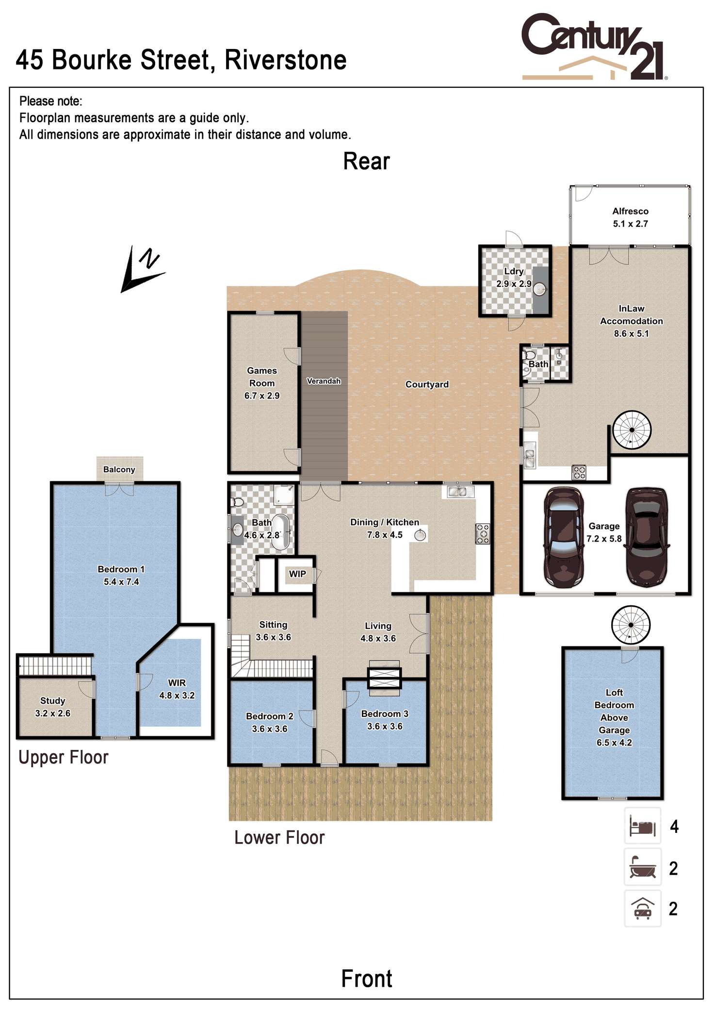 Floorplan of Homely house listing, 45 Bourke Street, Riverstone NSW 2765