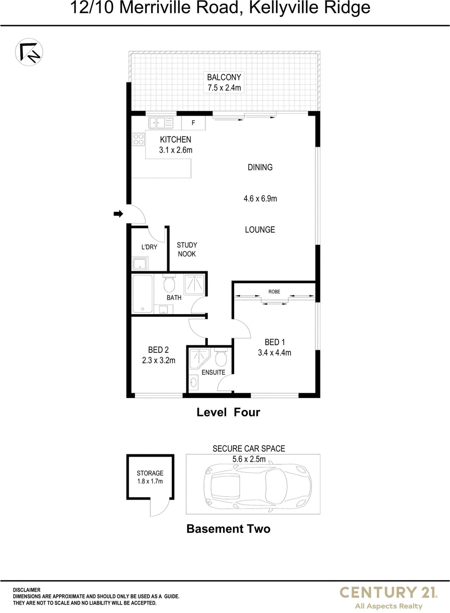 Floorplan of Homely apartment listing, 12/10 Merriville Road, Kellyville Ridge NSW 2155