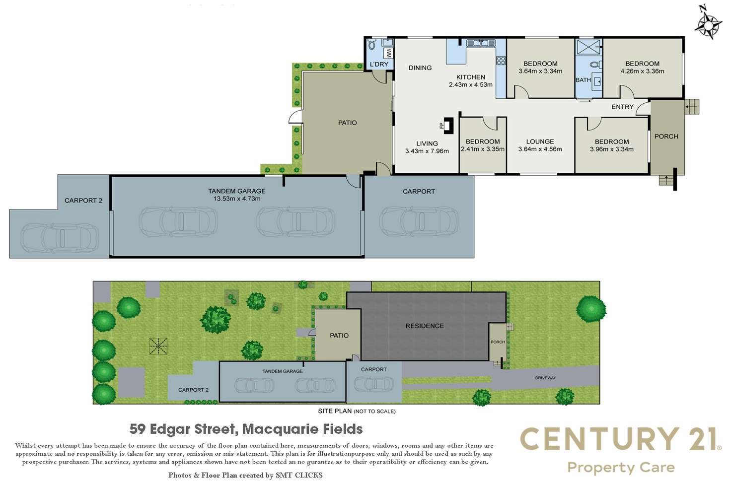 Floorplan of Homely house listing, 59 Edgar Street, Macquarie Fields NSW 2564
