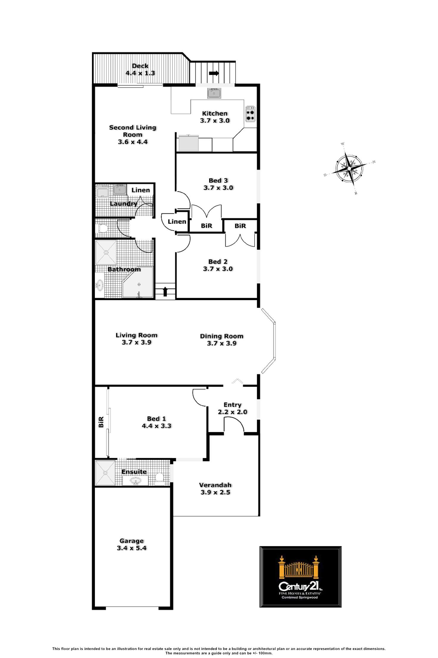 Floorplan of Homely semiDetached listing, 2 / 95 Glenbrook Rd, Blaxland NSW 2774