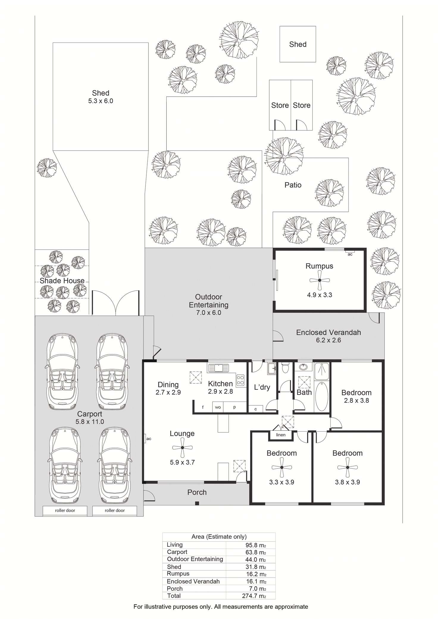 Floorplan of Homely house listing, 110 Acre Avenue, Morphett Vale SA 5162