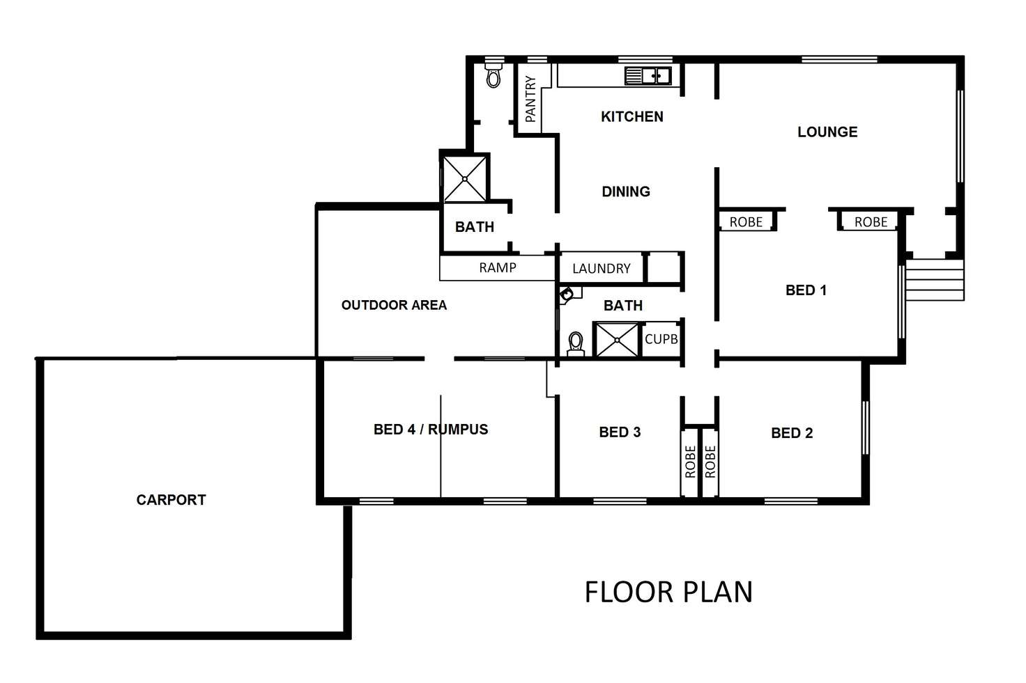 Floorplan of Homely house listing, 26 Mabel Street, Harlaxton QLD 4350