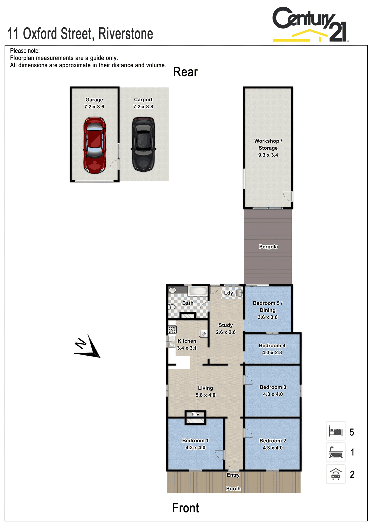 Floorplan of Homely house listing, 11 Oxford St, Riverstone NSW 2765