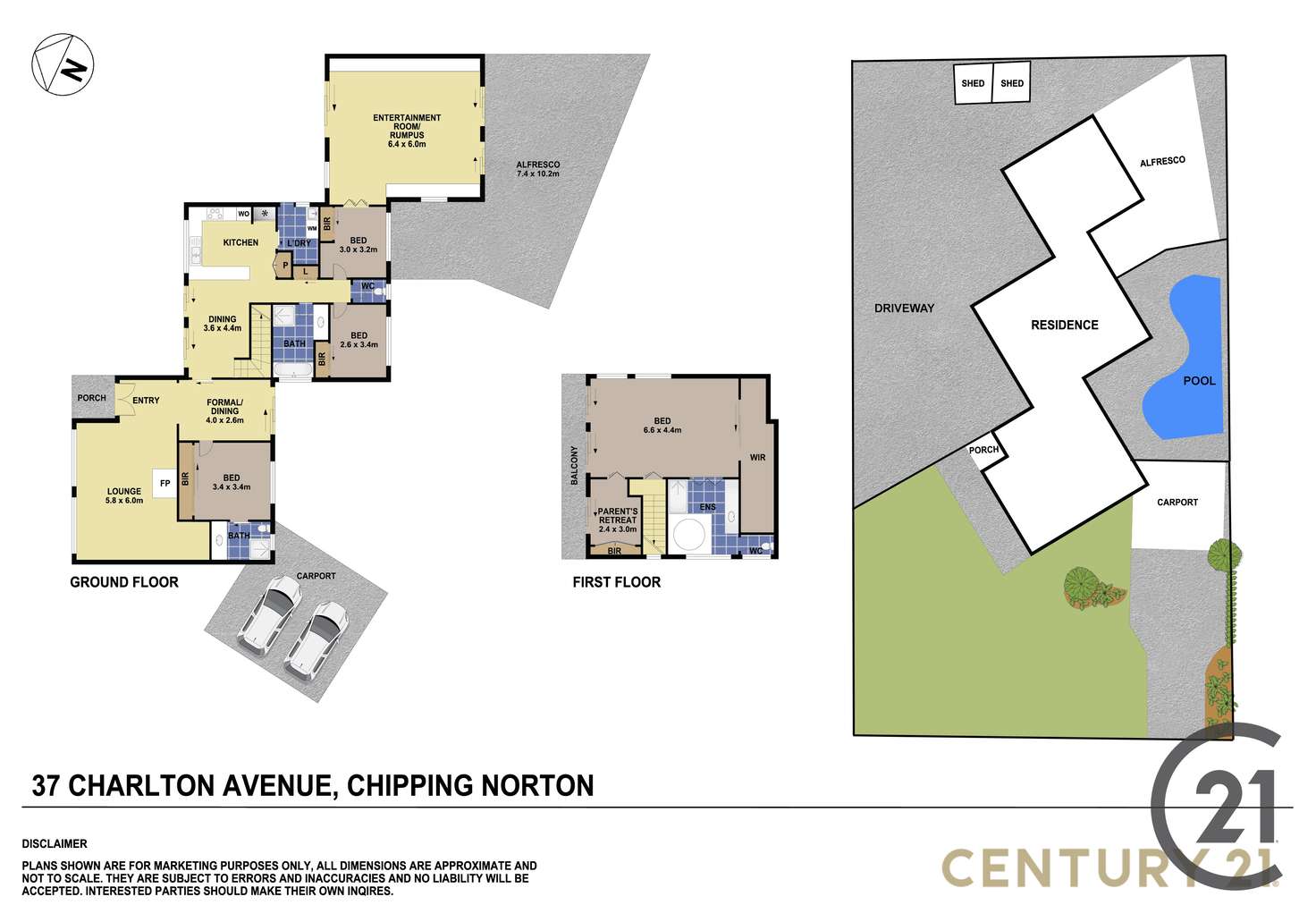 Floorplan of Homely house listing, 37 Charlton Avenue, Chipping Norton NSW 2170