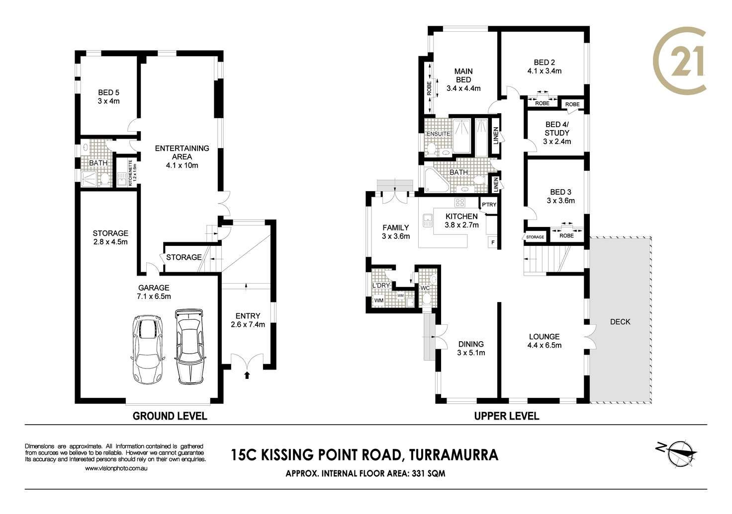 Floorplan of Homely house listing, 15C Kissing Point Road, Turramurra NSW 2074