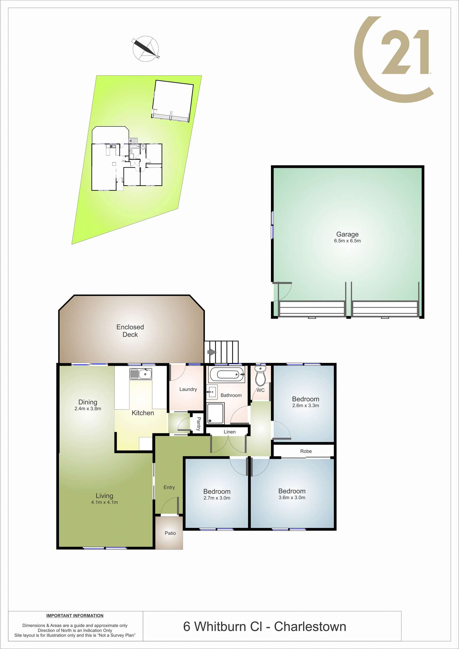 Floorplan of Homely house listing, 6 Whitburn Close, Charlestown NSW 2290