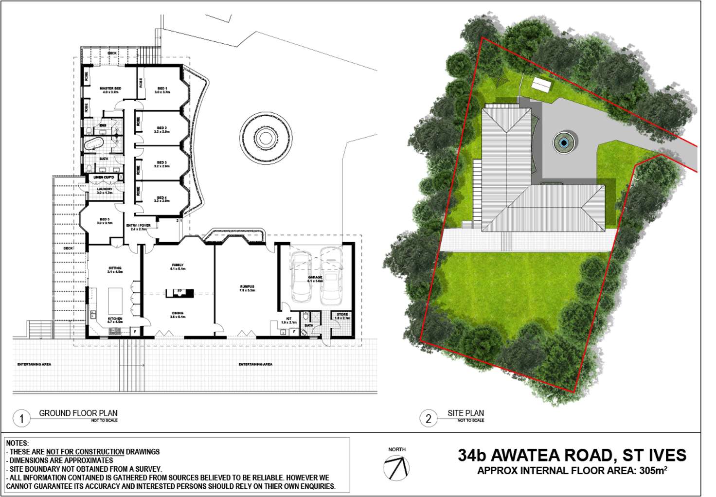 Floorplan of Homely house listing, 34B Awatea Road, St Ives Chase NSW 2075