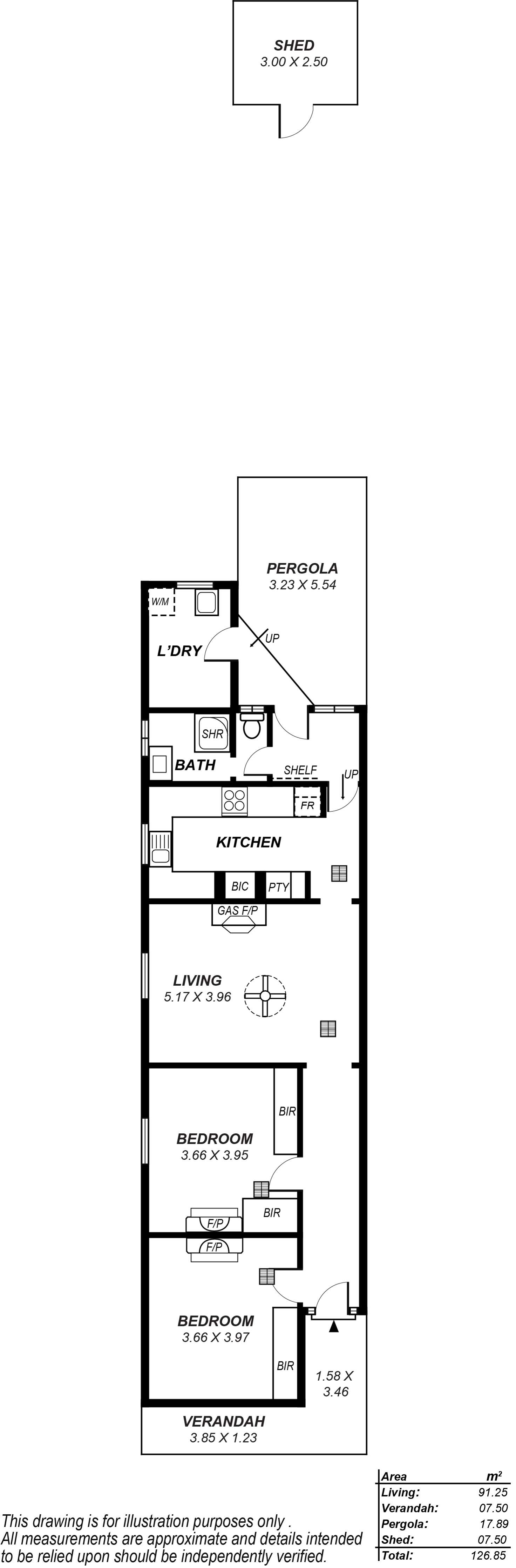 Floorplan of Homely house listing, 40 Glebe Street, Alberton SA 5014