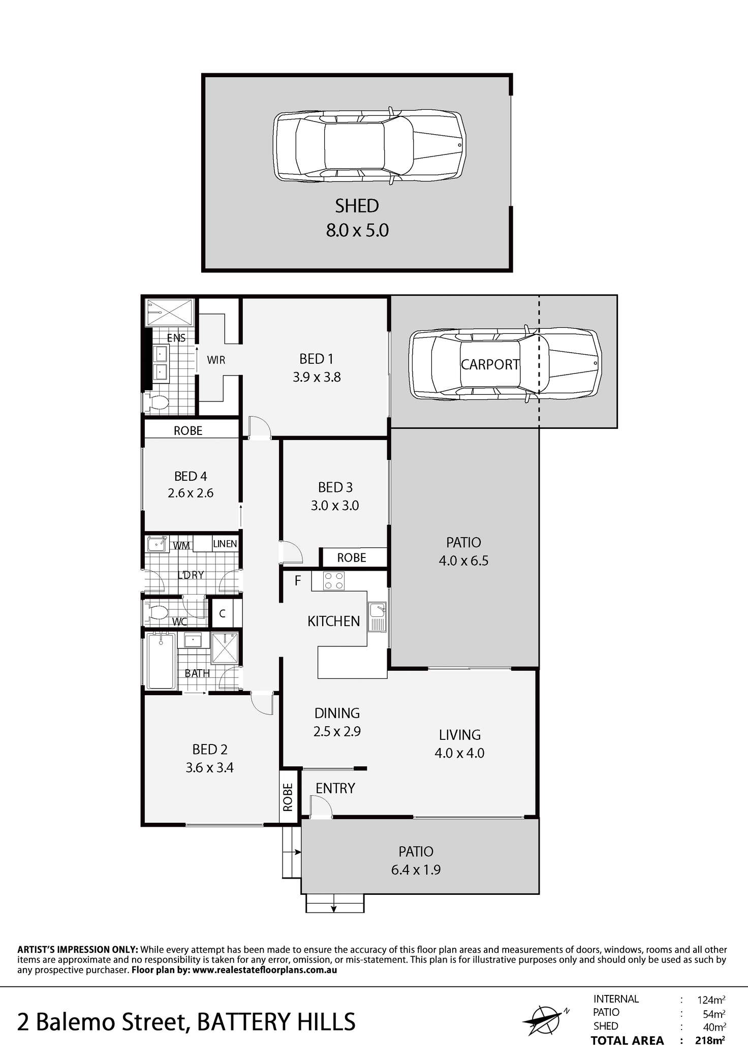 Floorplan of Homely house listing, 2 Balemo Street, Battery Hill QLD 4551