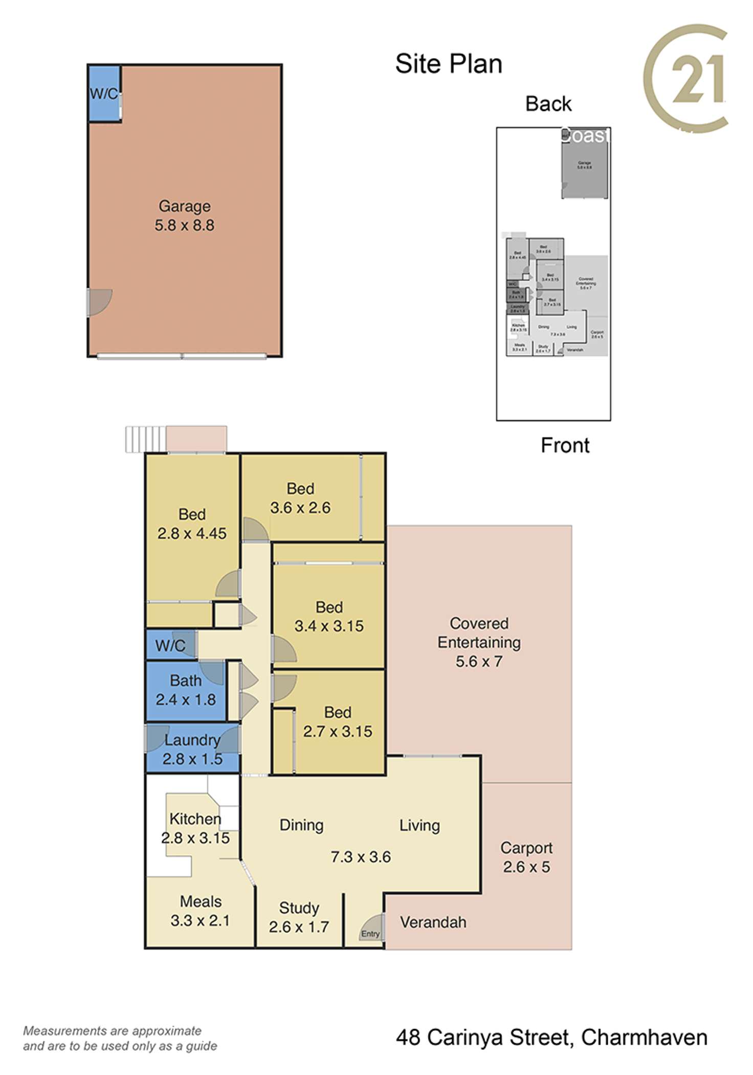 Floorplan of Homely house listing, 48 Carinya Street, Charmhaven NSW 2263