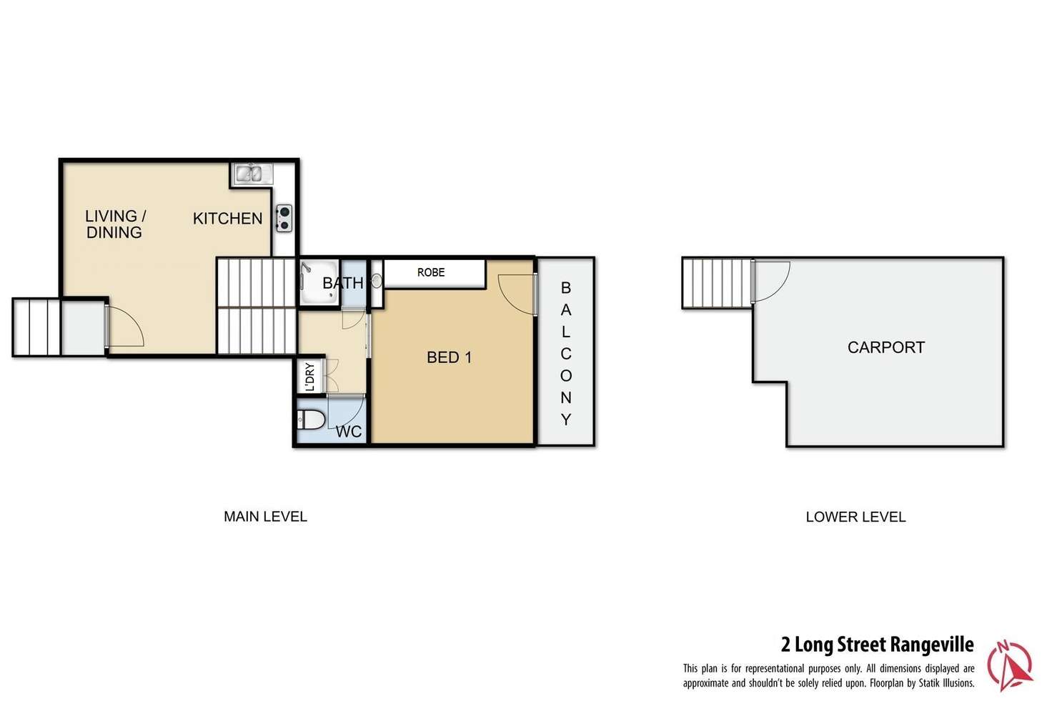 Floorplan of Homely unit listing, 12/1 High Street, Rangeville QLD 4350