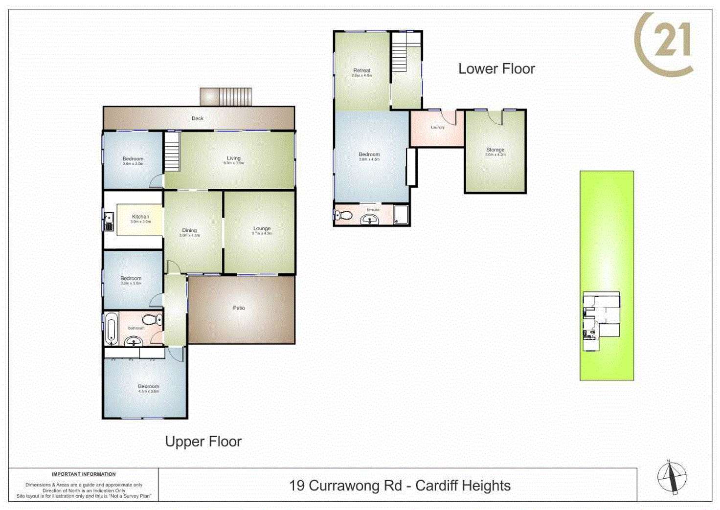 Floorplan of Homely house listing, 19 Currawong Road, Cardiff Heights NSW 2285