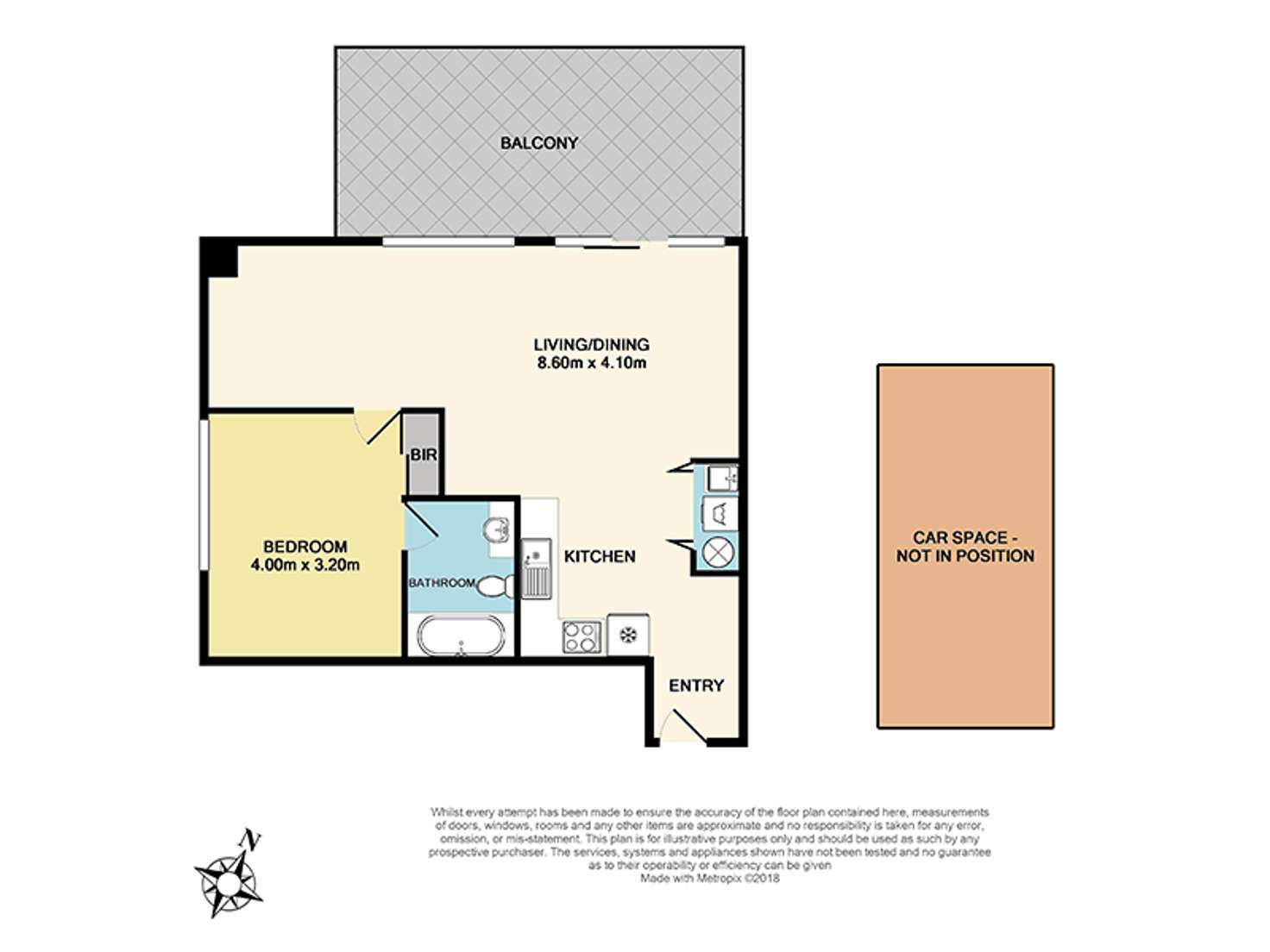 Floorplan of Homely apartment listing, 19/213 Normanby Road, Notting Hill VIC 3168
