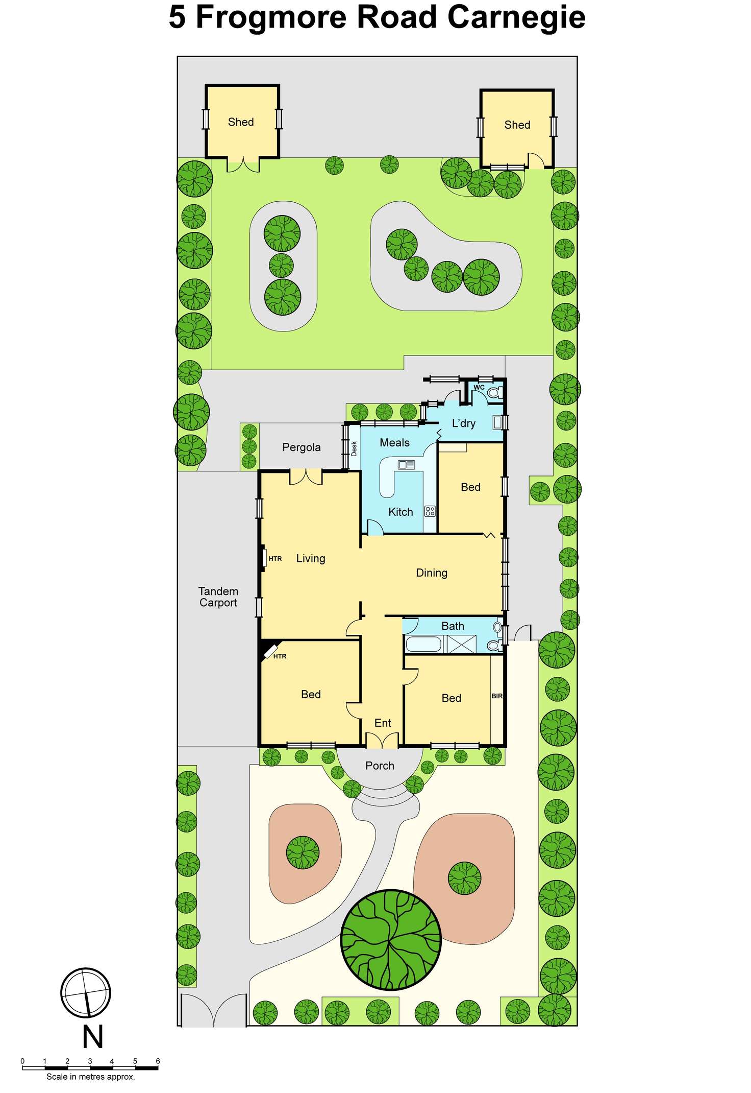 Floorplan of Homely house listing, 5 Frogmore Road, Carnegie VIC 3163