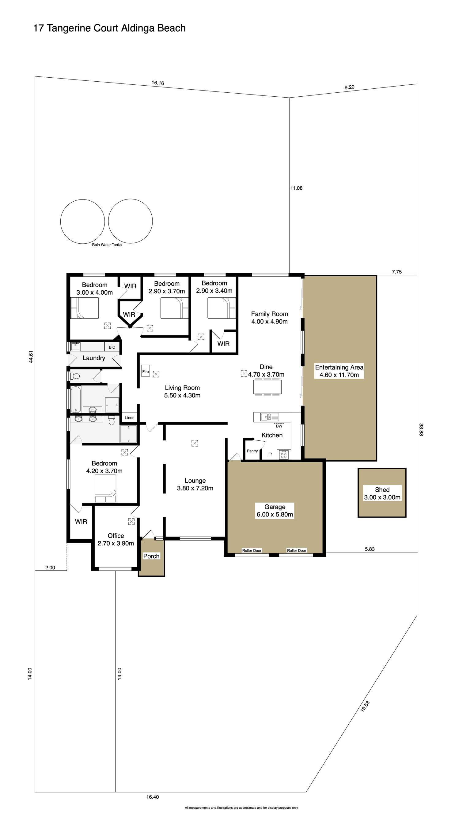 Floorplan of Homely house listing, 17 Tangerine Court, Aldinga Beach SA 5173